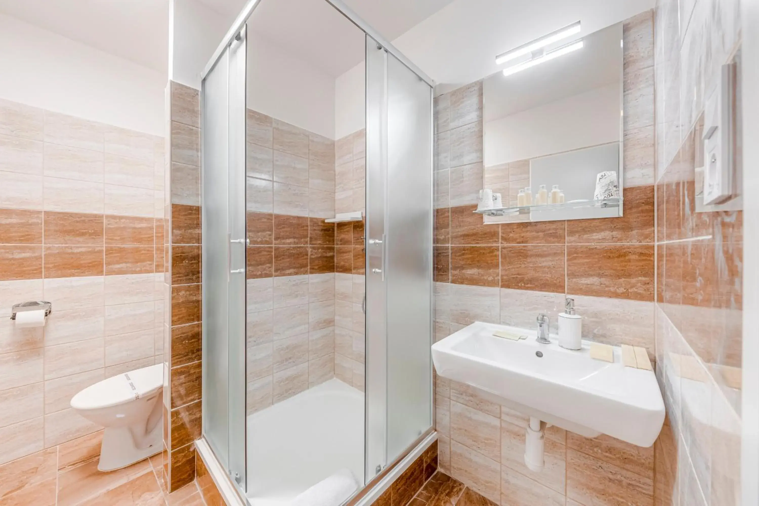 Shower, Bathroom in Koruna Hotel