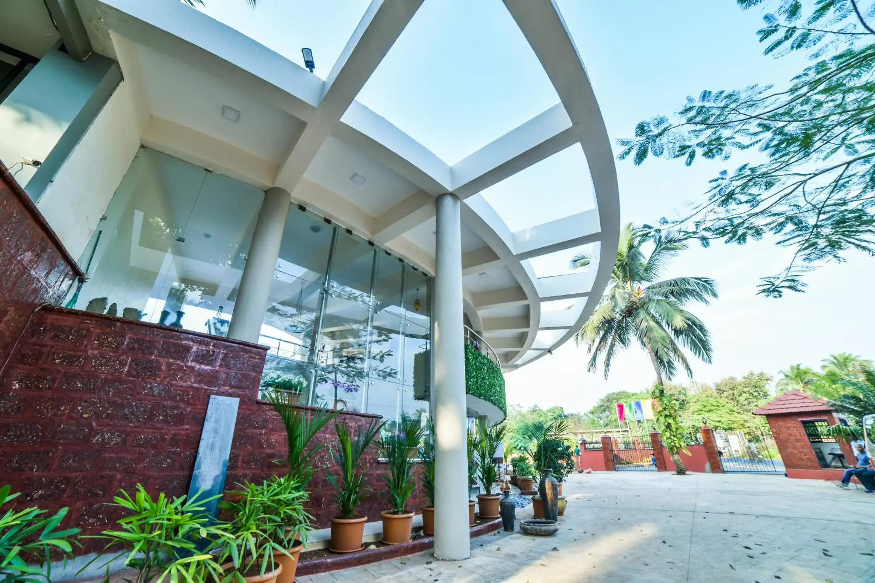 Facade/entrance in The Center Court Resort & Spa Facade/entrance in The Center Court Resort & Spa