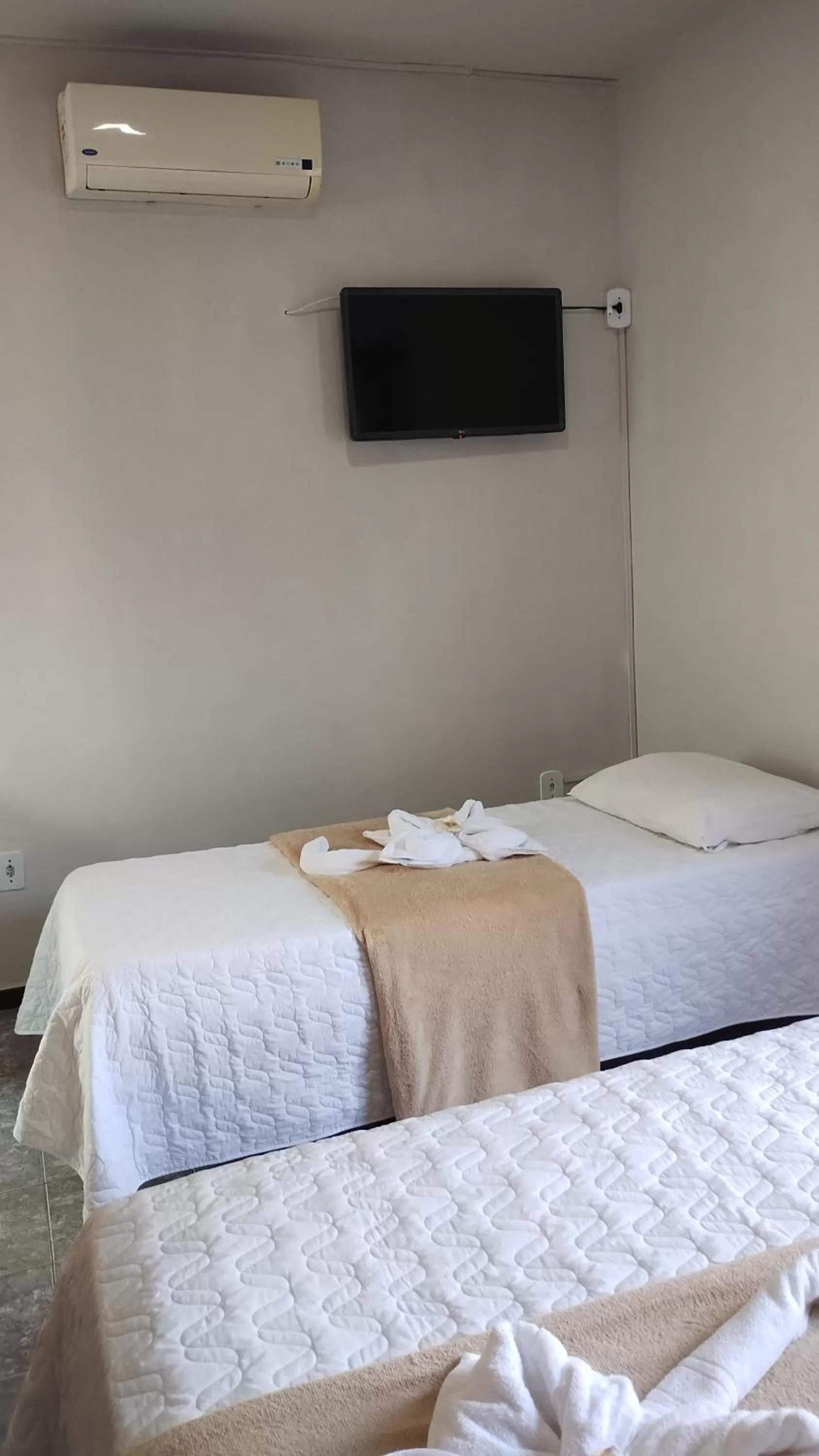 Bed in Pousada Paraíso do Atlântico