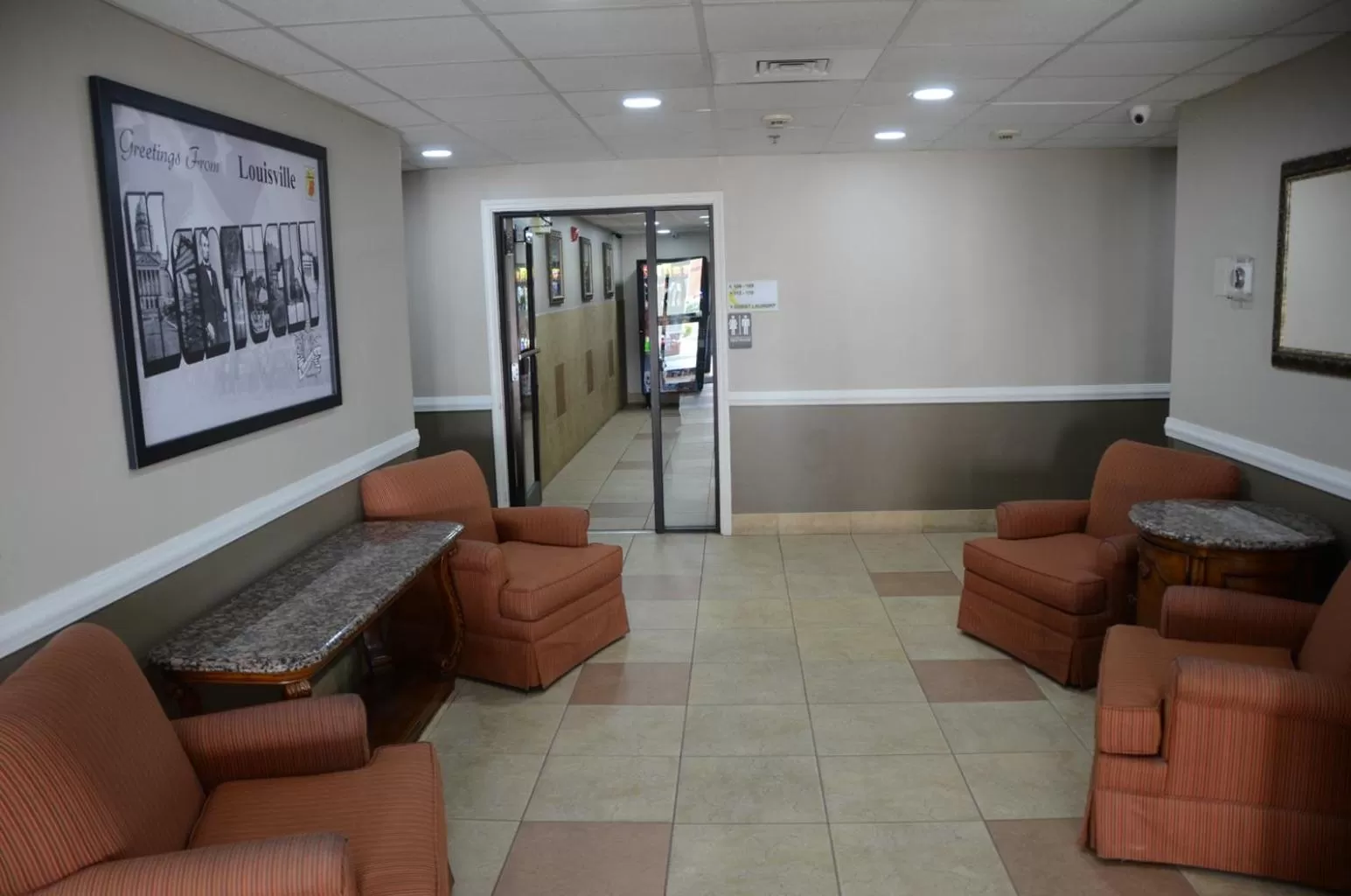 Lobby or reception in Super 8 by Wyndham Louisville/Expo Center