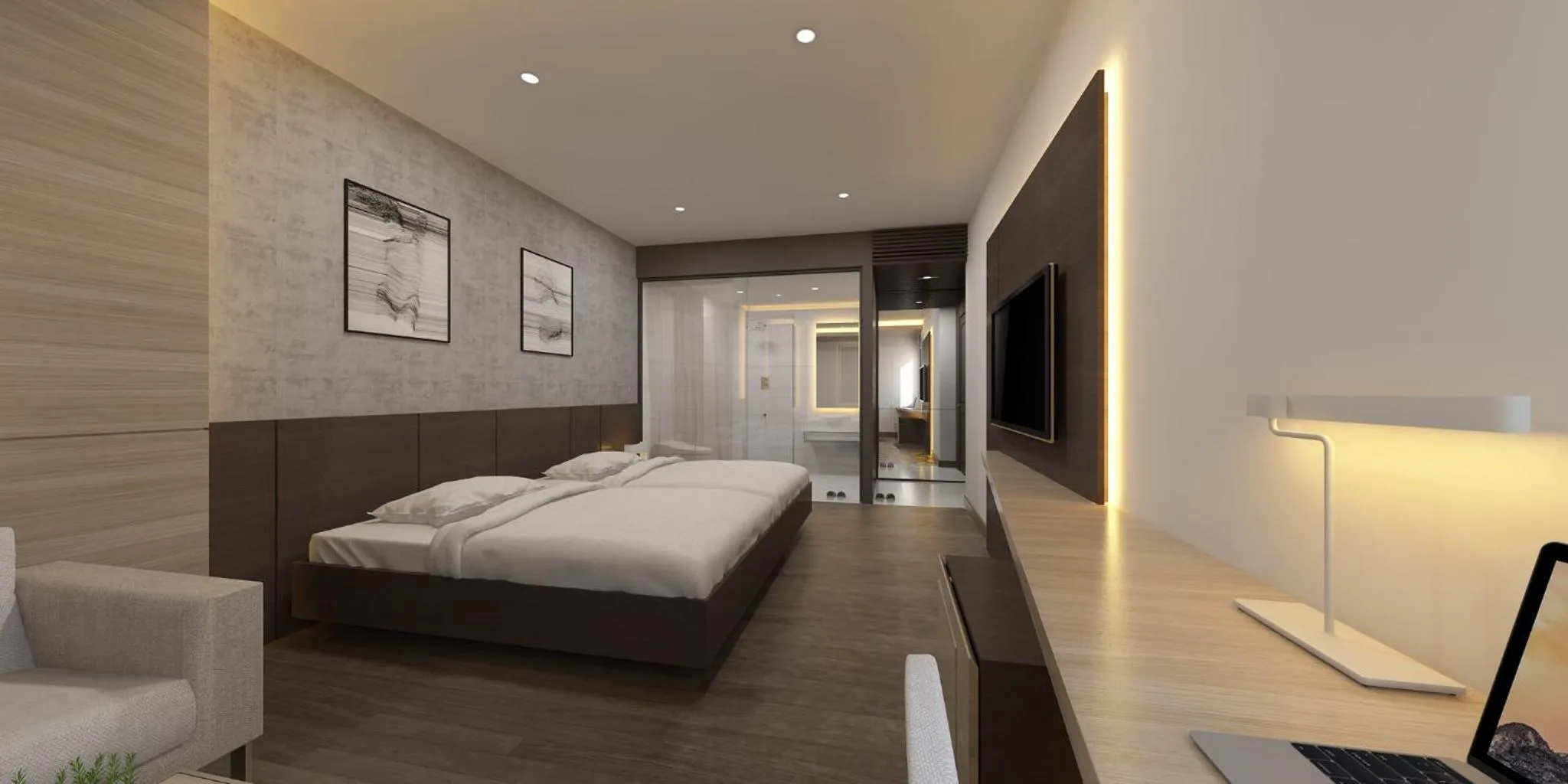 Bed in Golden Nha Trang Hotel