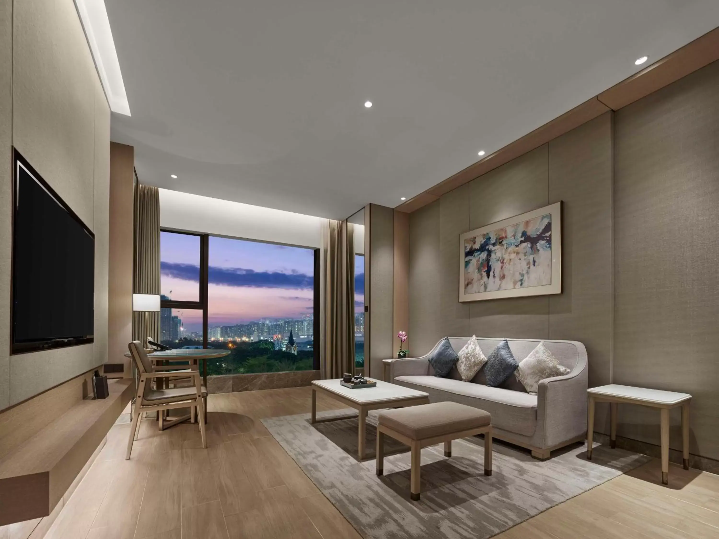 Living room, Seating Area in DoubleTree By Hilton Shenzhen Nanshan Hotel & Residences