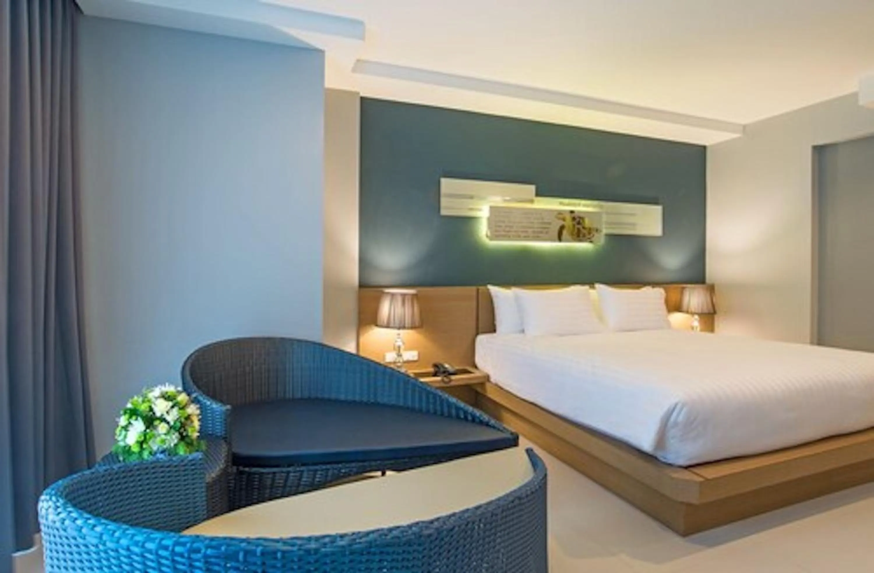 Bed in AVA SEA Resort Krabi, Ao Nang Beach