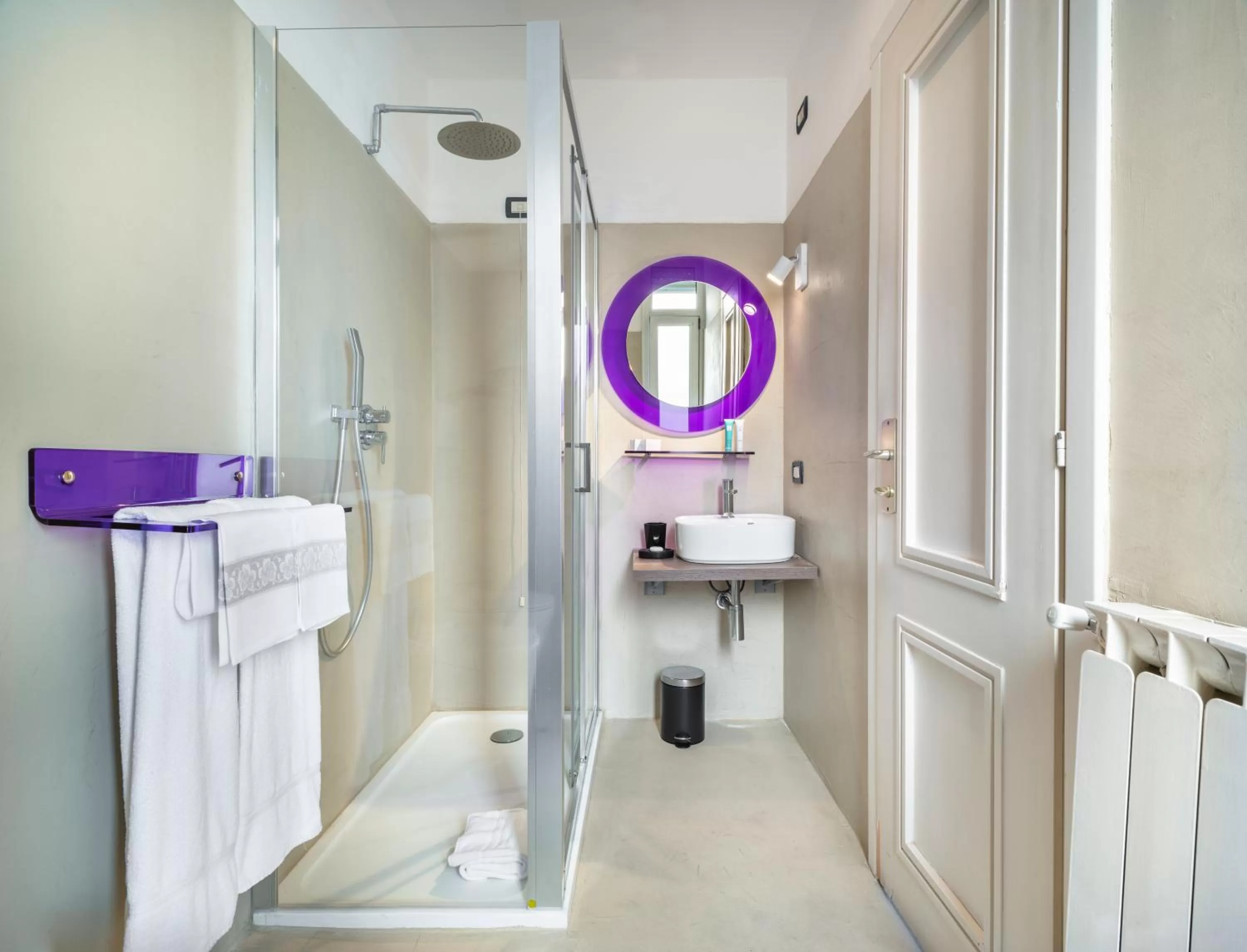 Shower in Rosabianca Boutique Hotel