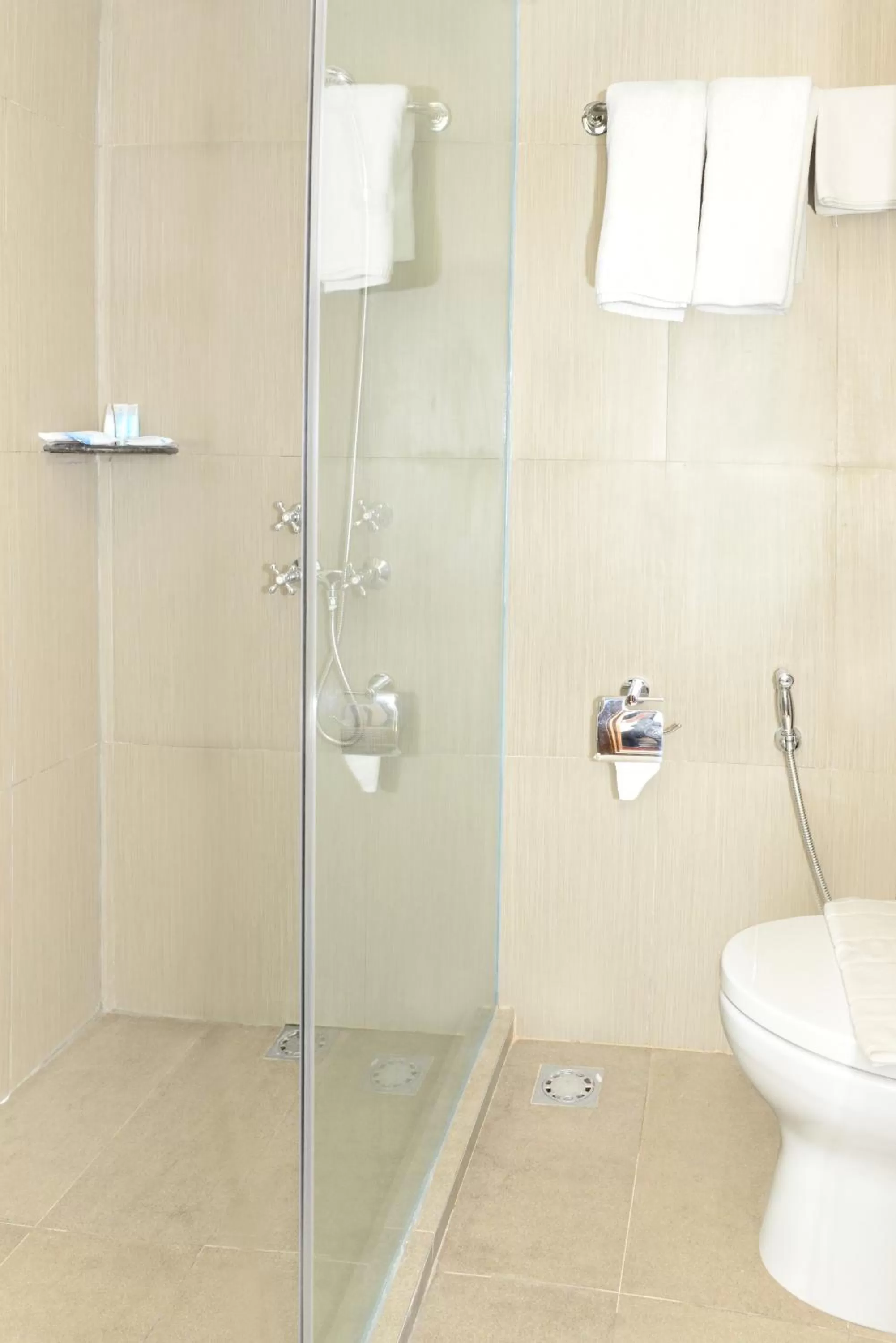 Shower in Hotel Bond