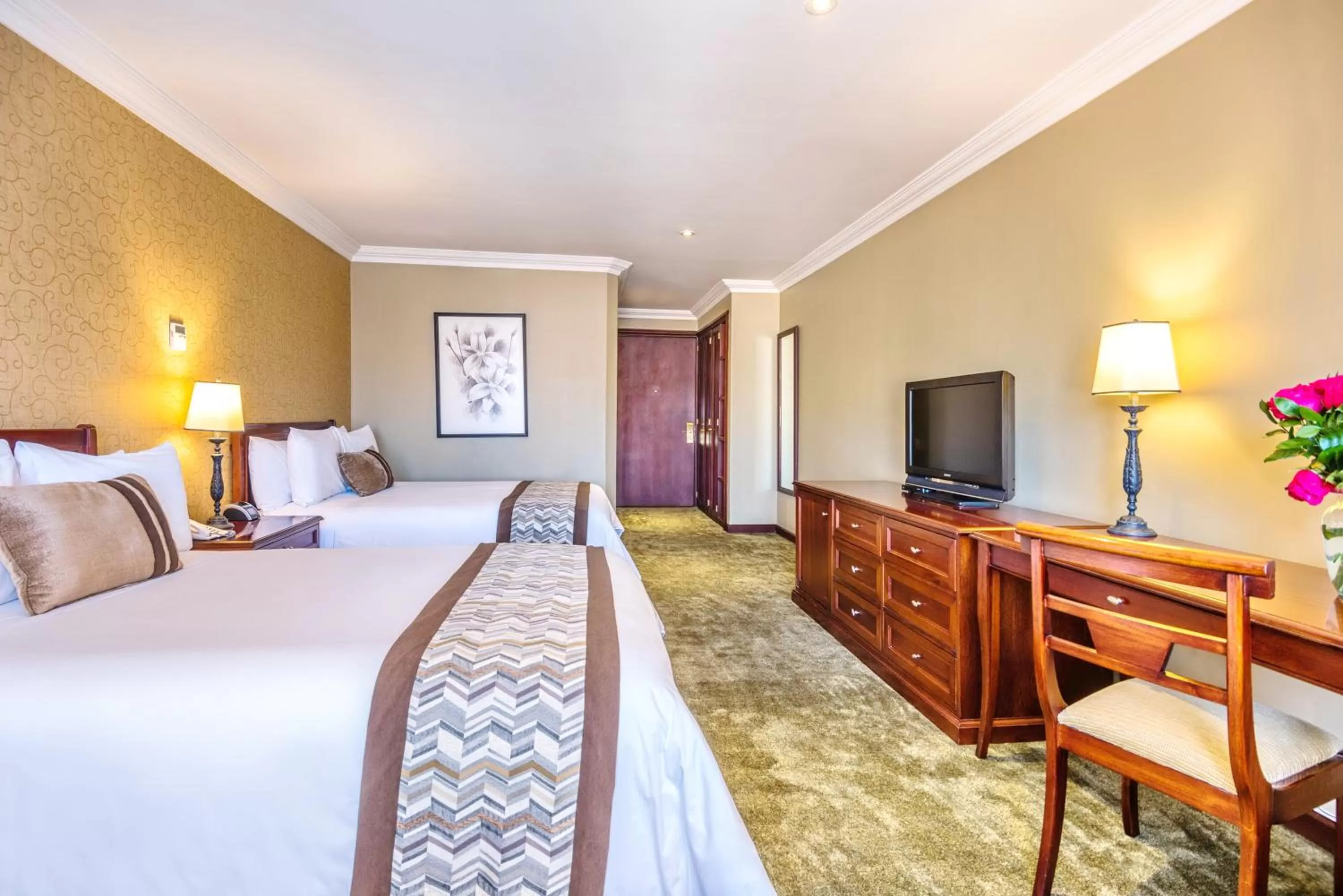 Bed in Apartamentos Dann