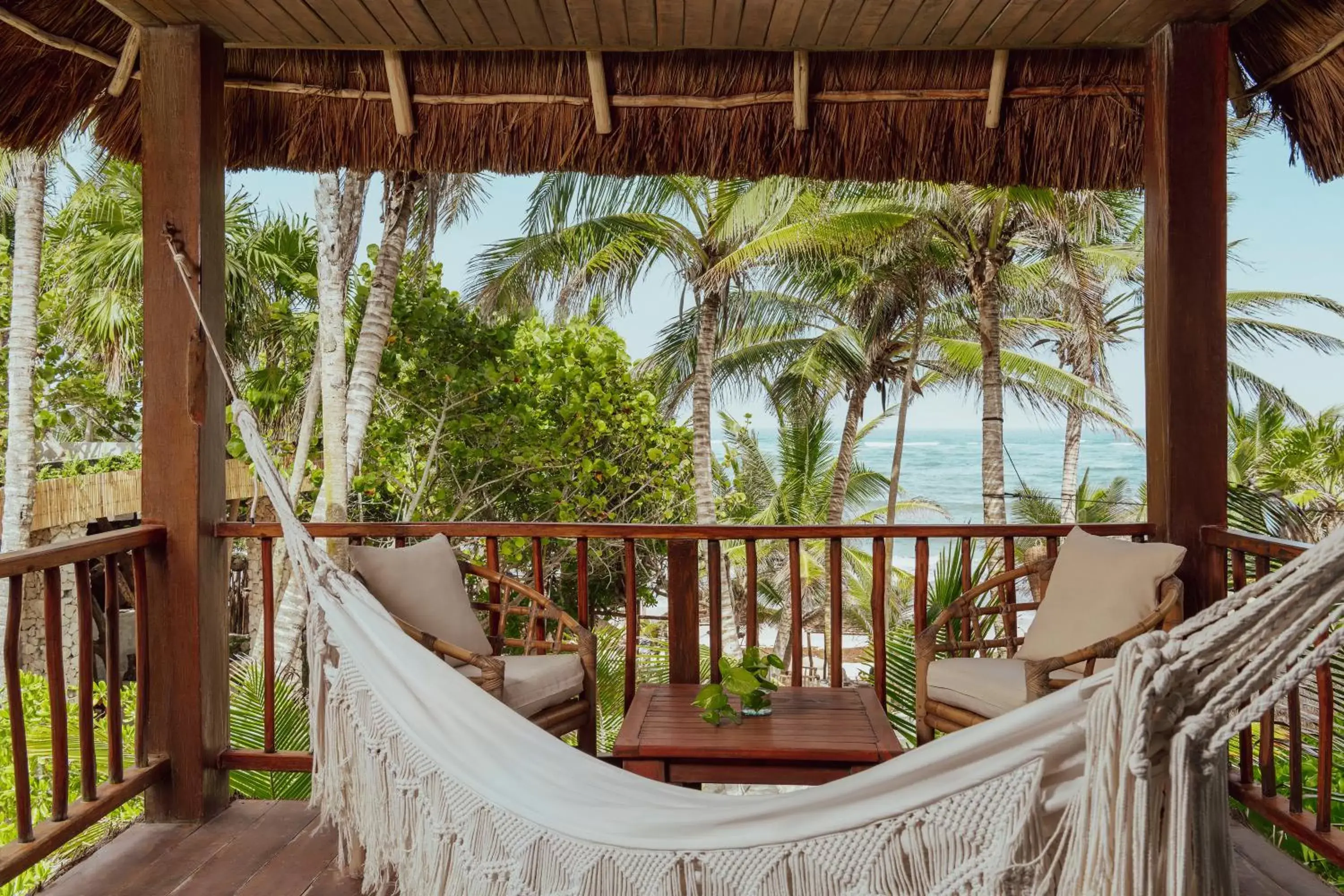 View (from property/room), Balcony/Terrace in Dos Ceibas Tulum Feel Good Hotel