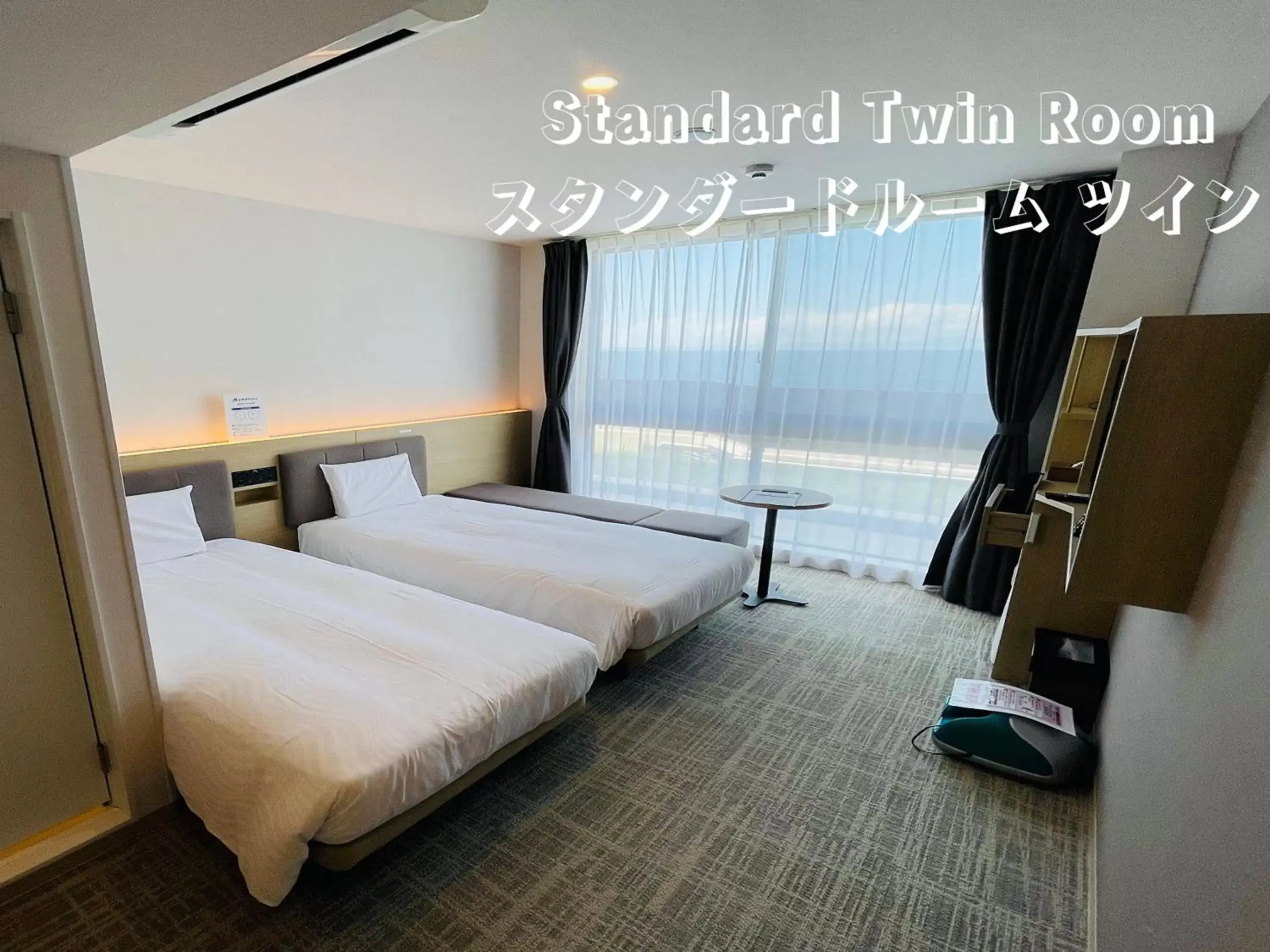 Bed in Henn na Hotel Kansai Airport