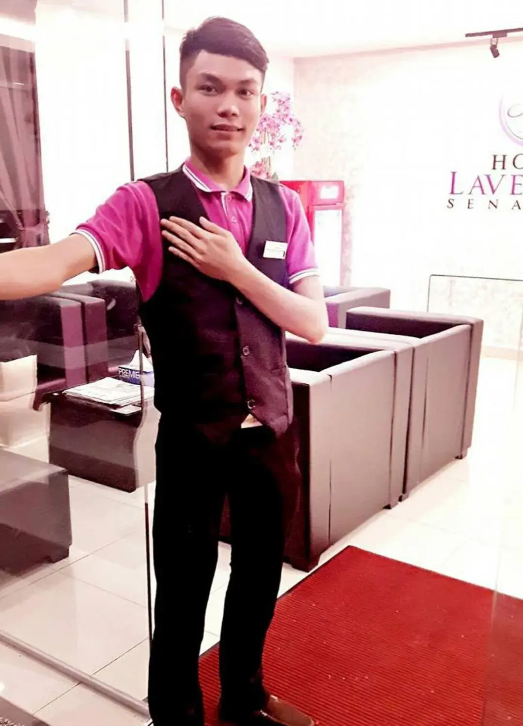 Staff in Hotel Lavender Senawang