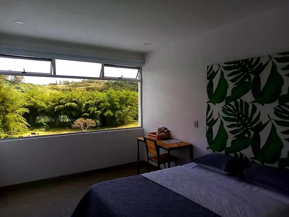 Bed in Hotel La Aldea del Oriente