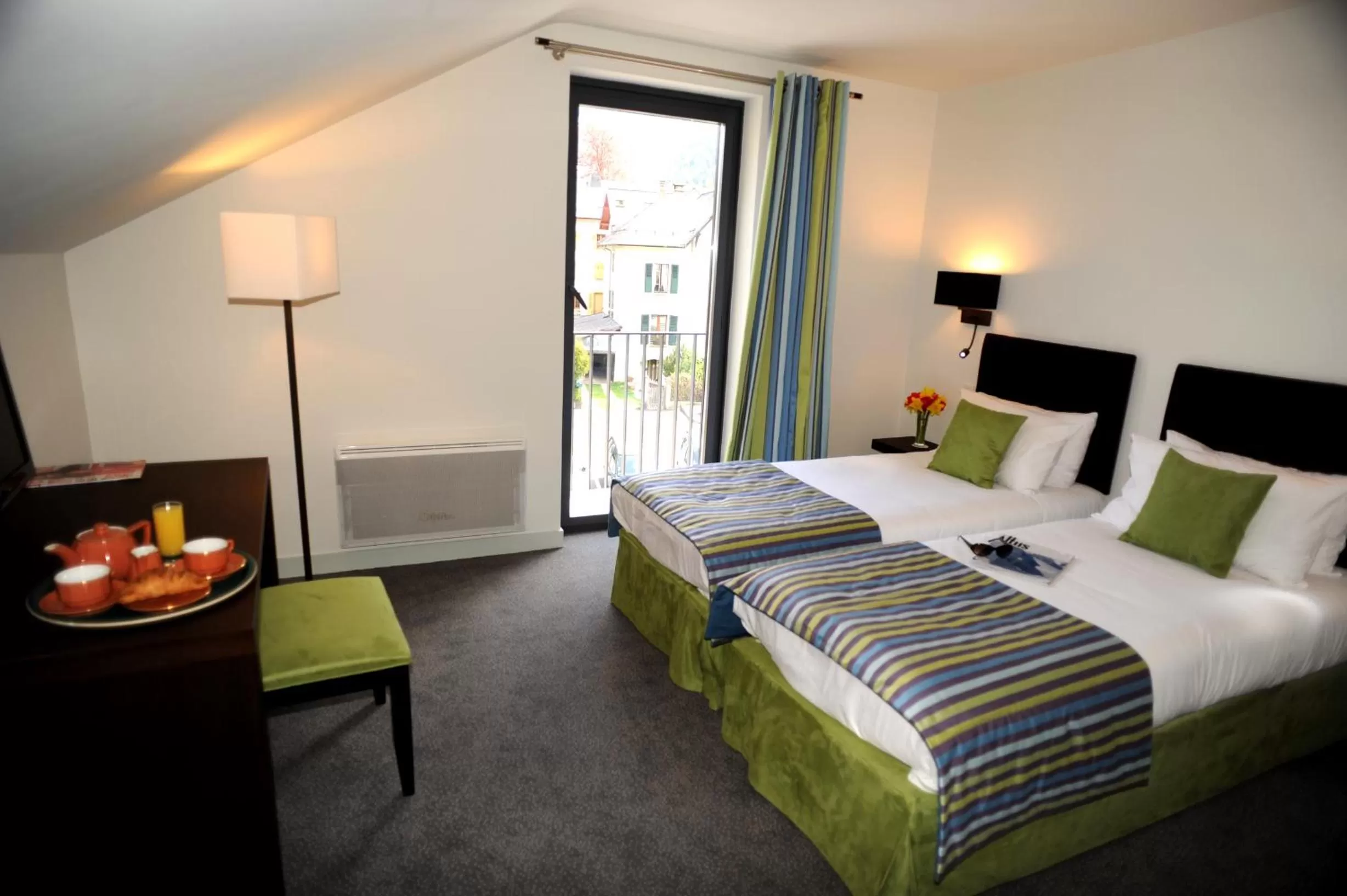 Bed in Hotel Les Lanchers