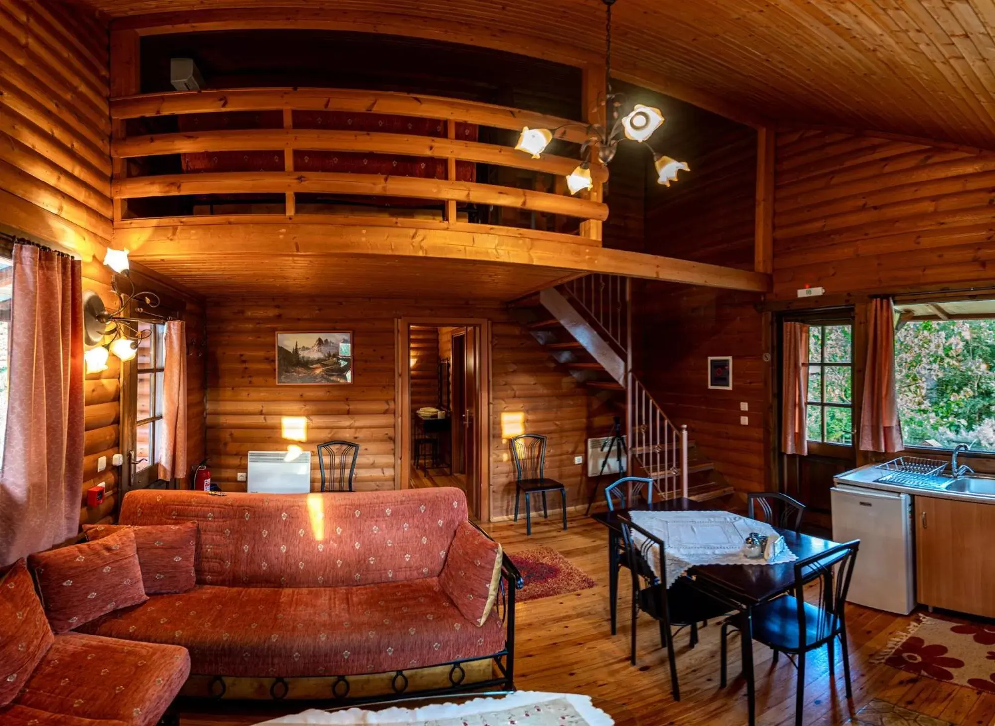 Living room, Lounge/Bar in Chalet Likouresi Village