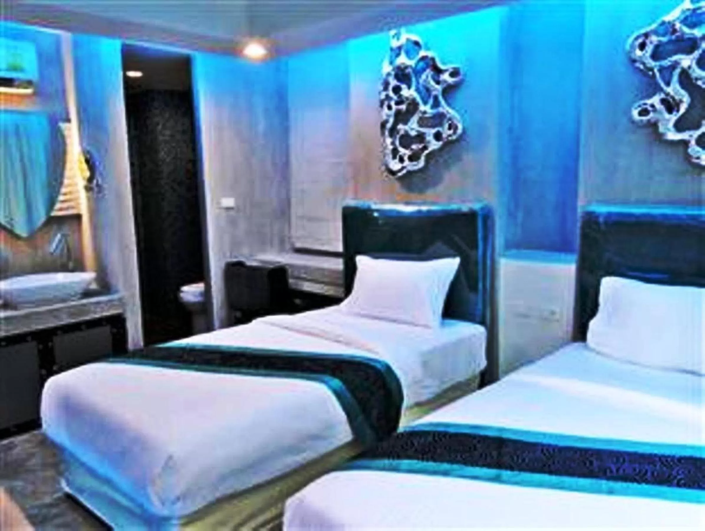 Bed in Blutique Hotel