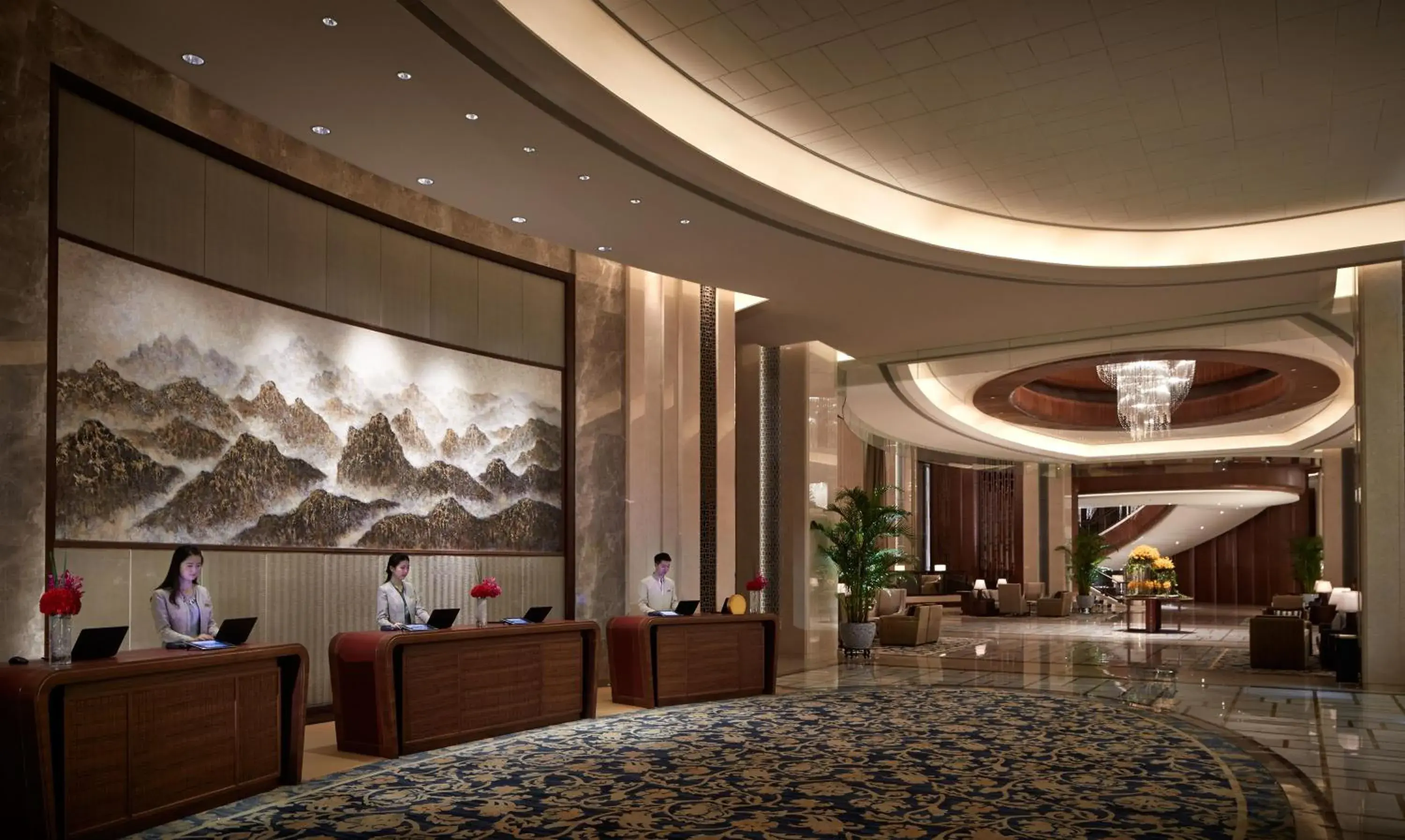 Lobby or reception in Shangri-La Nanchang