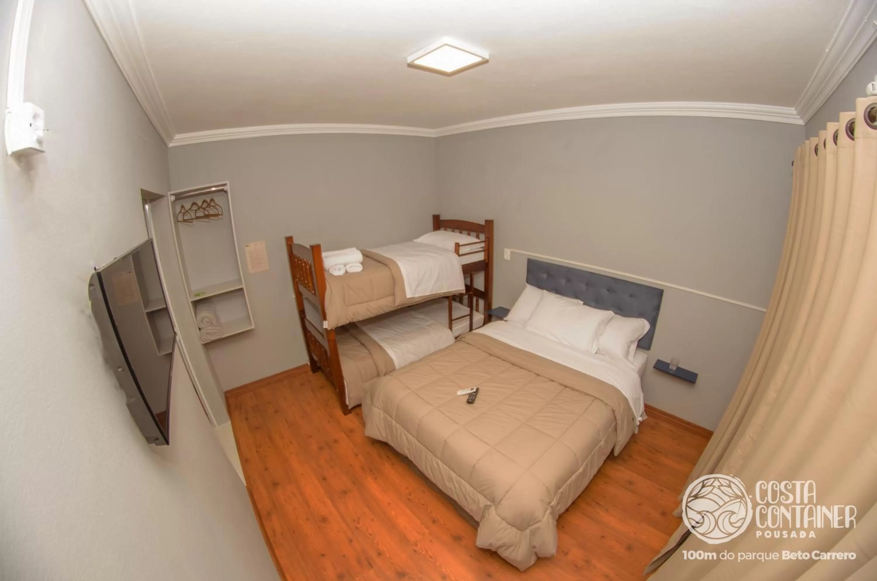 Bedroom, Bed in Pousada Costa Container