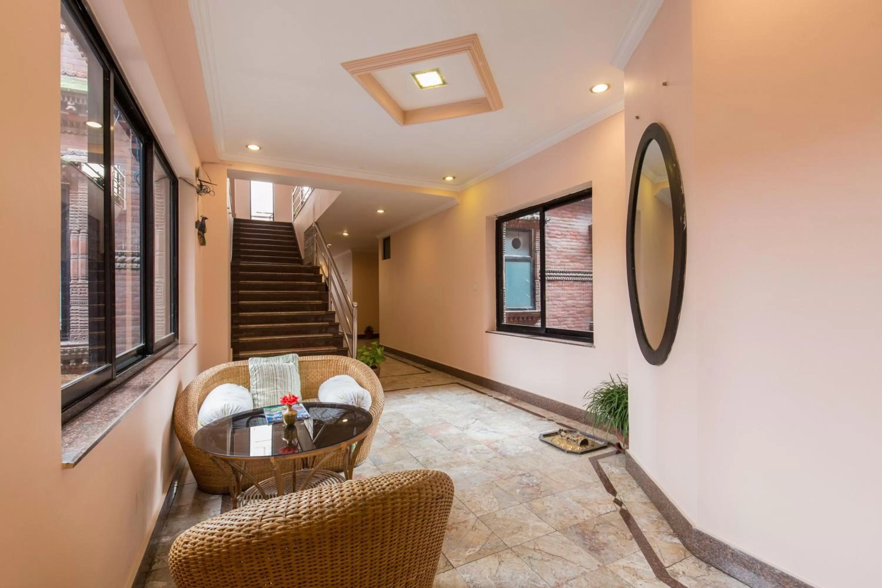 Seating area in Mandala Heritage Inn