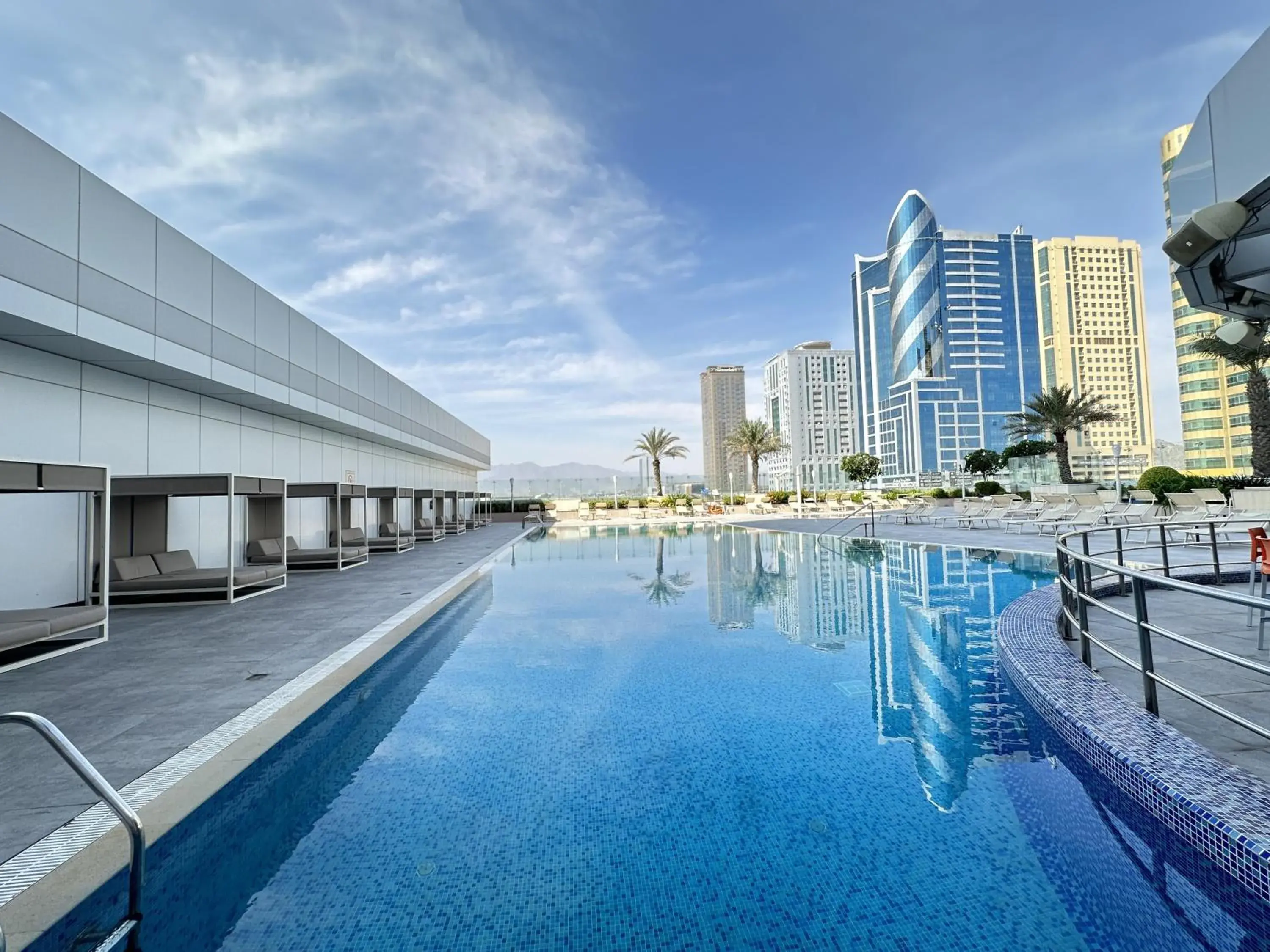 Pool view, Swimming Pool in Aparthotel Adagio Fujairah