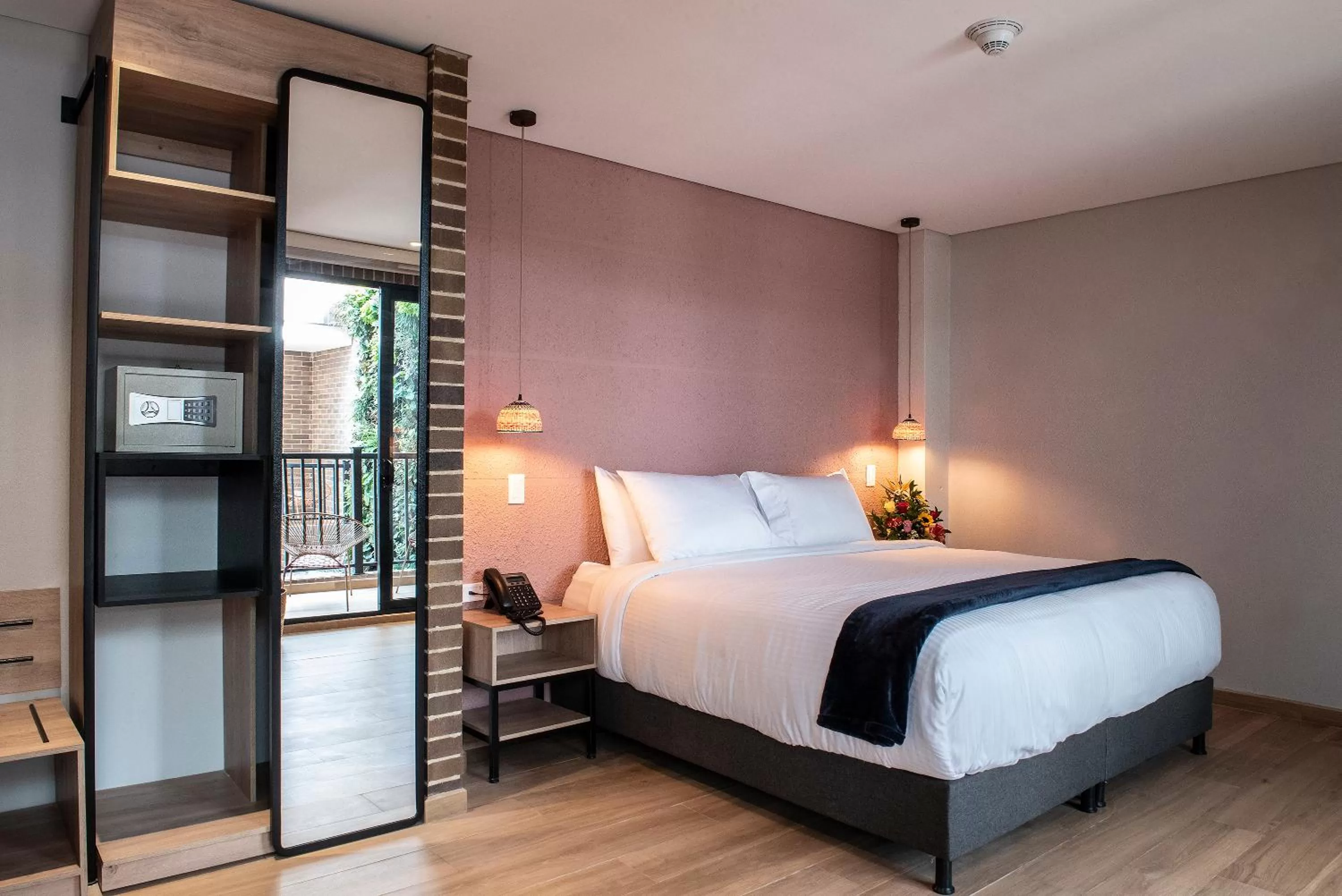 Bed in Casa Rose Hotel