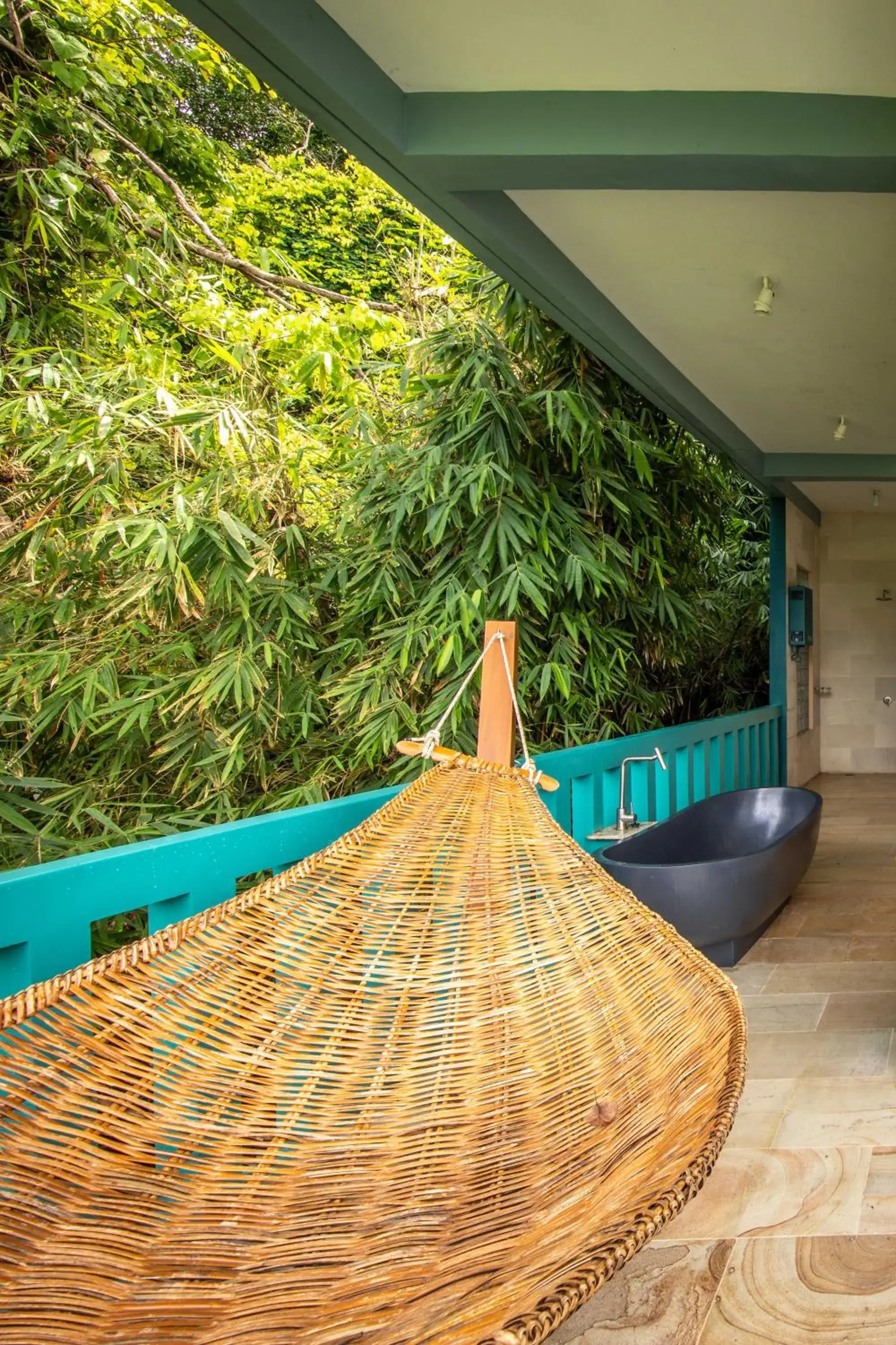 Garden view in Karuna El Nido Villas Garden view in Karuna El Nido Villas