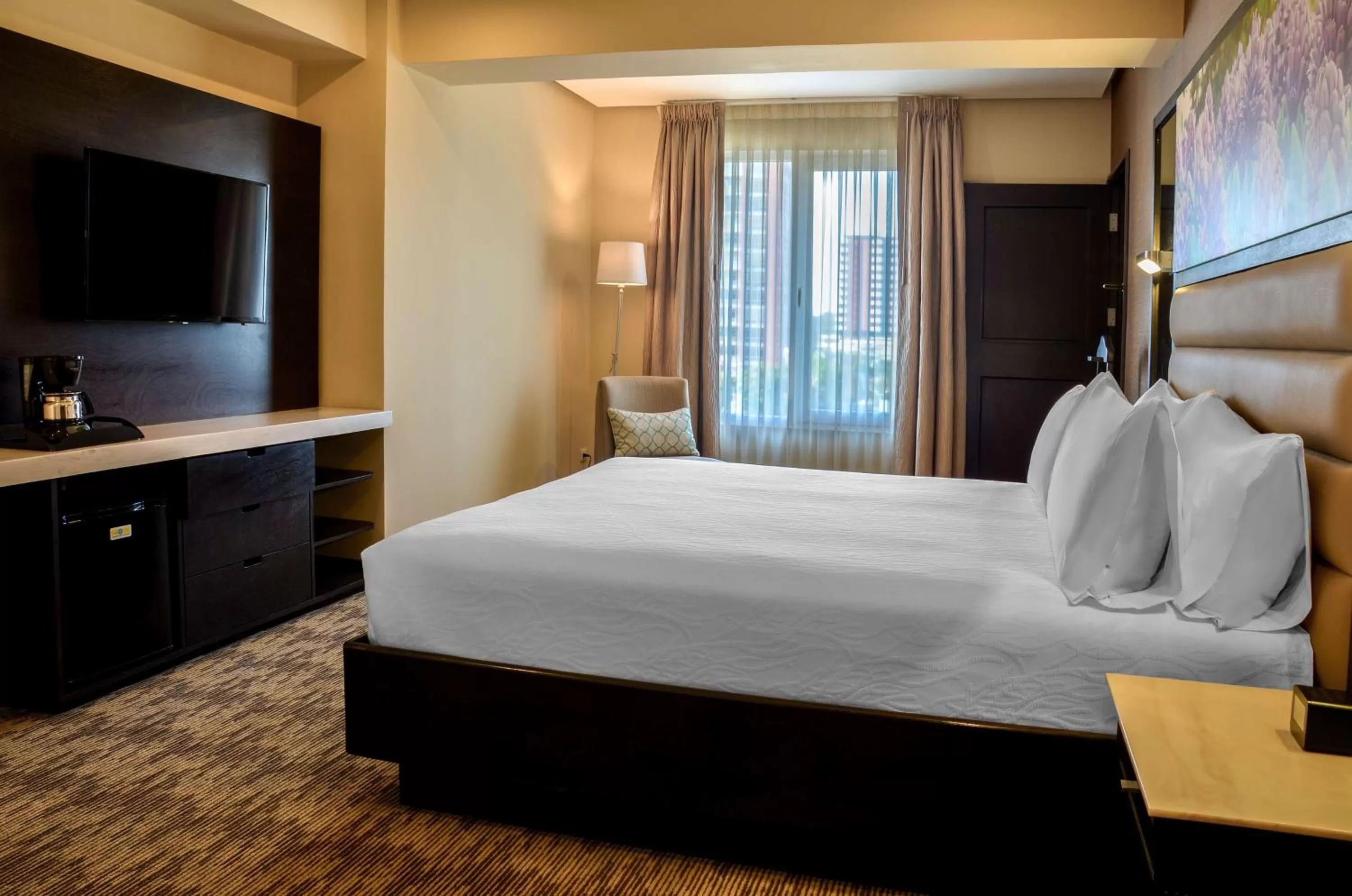 Bed in Hilton Garden Inn Guatemala City