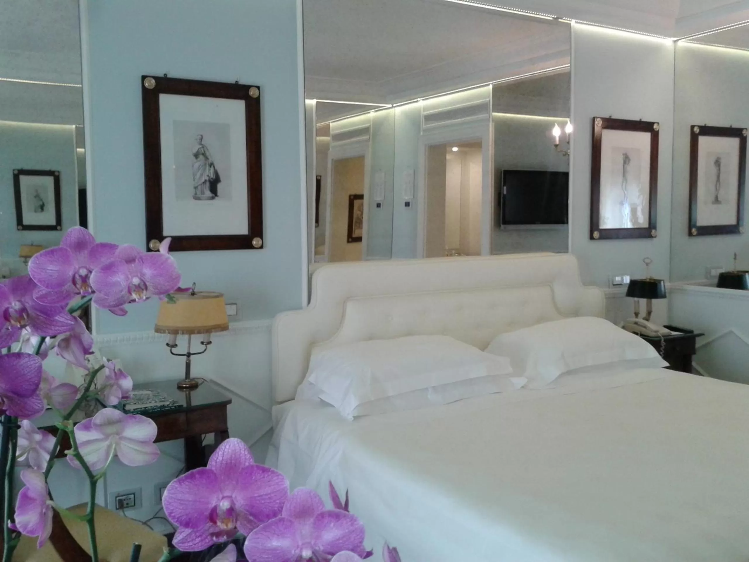 Decorative detail, Bed in Excelsior Palace Portofino Coast