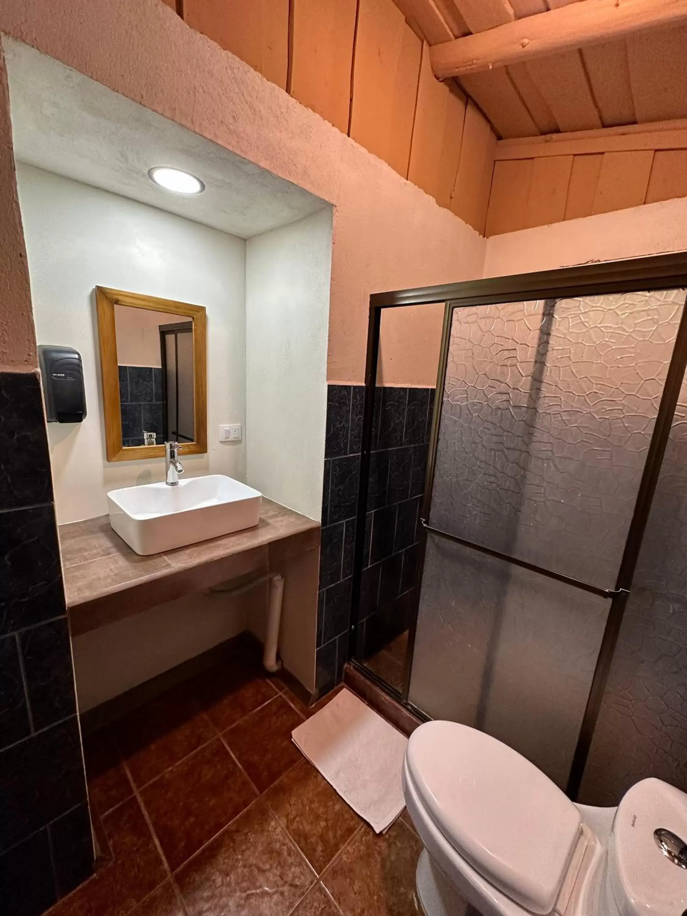 Bathroom in Hotel de Montaña El Pelicano