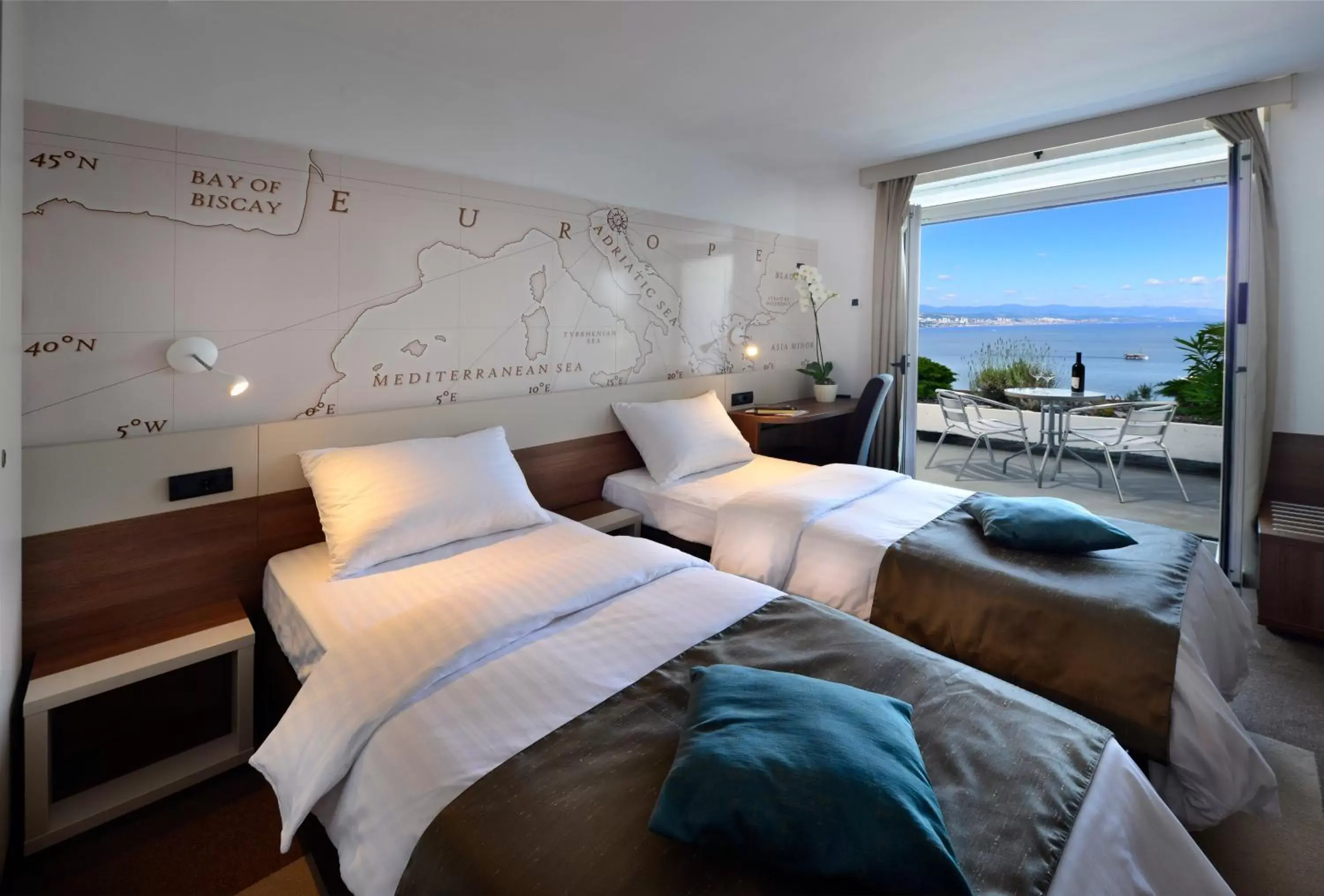 Bed in Grand Hotel Adriatic II