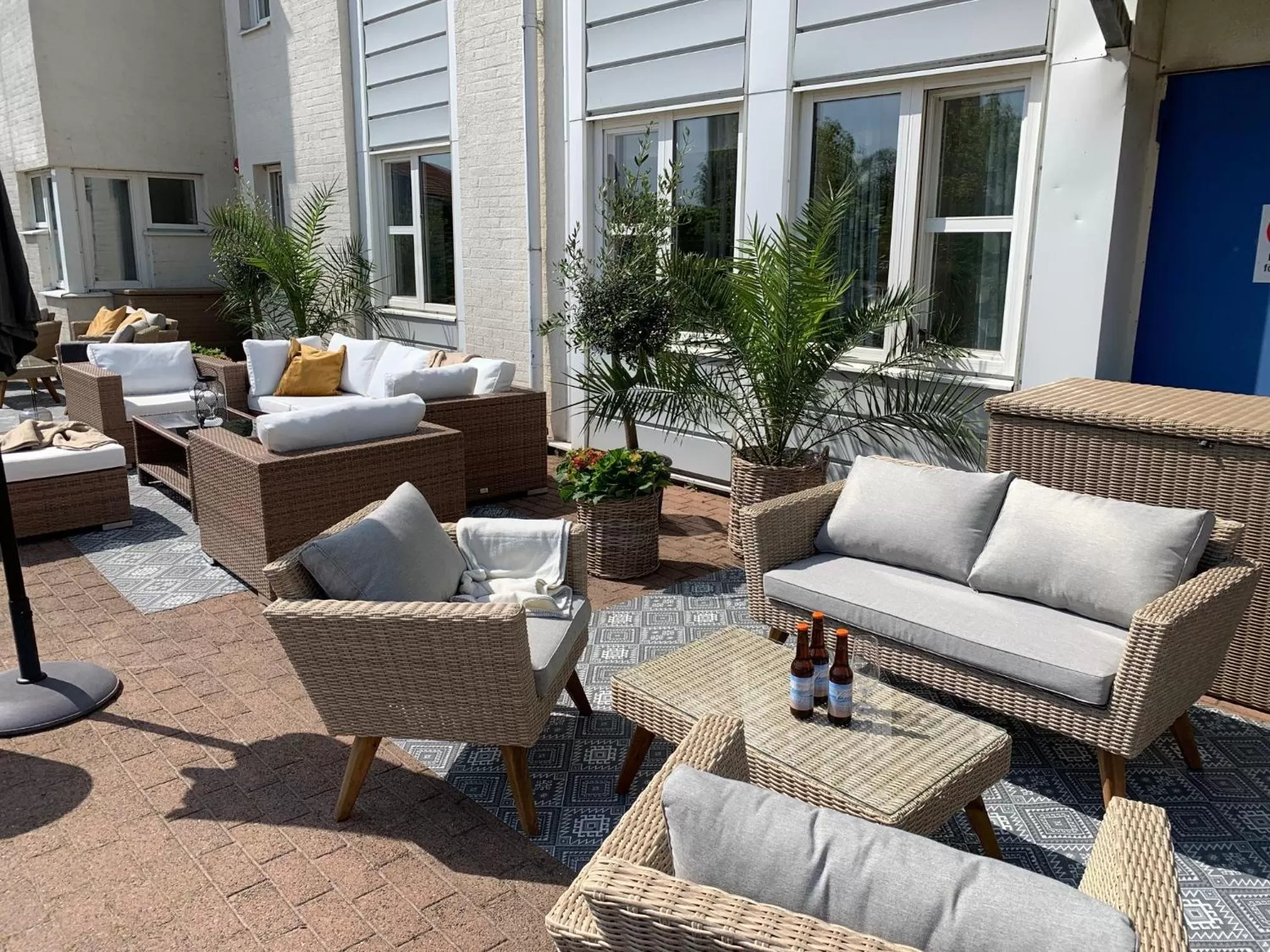 Balcony/Terrace in Hotell Erikslund