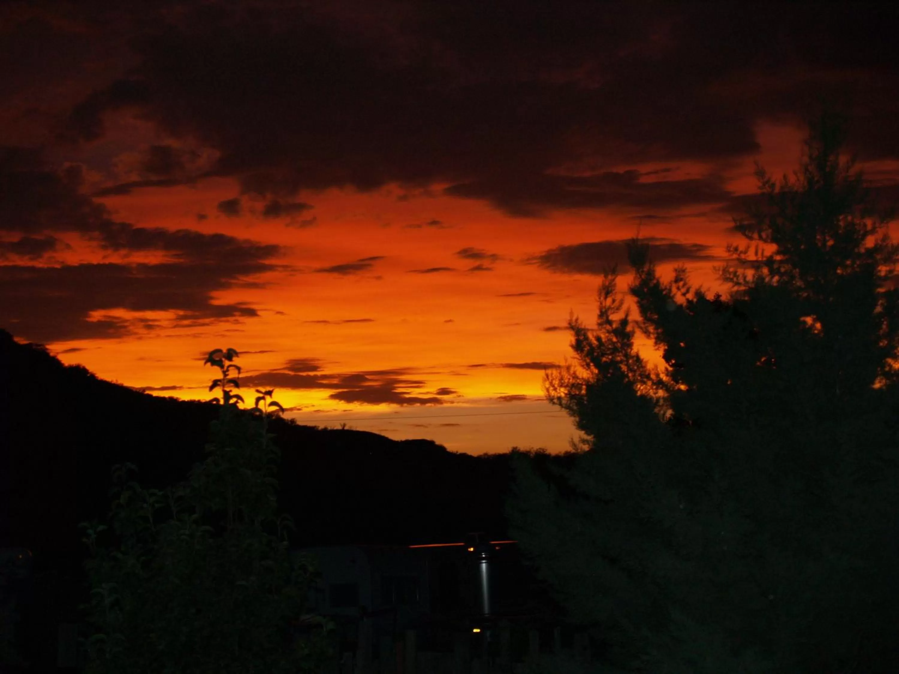 Sunset in Spirit Tree Inn B&B