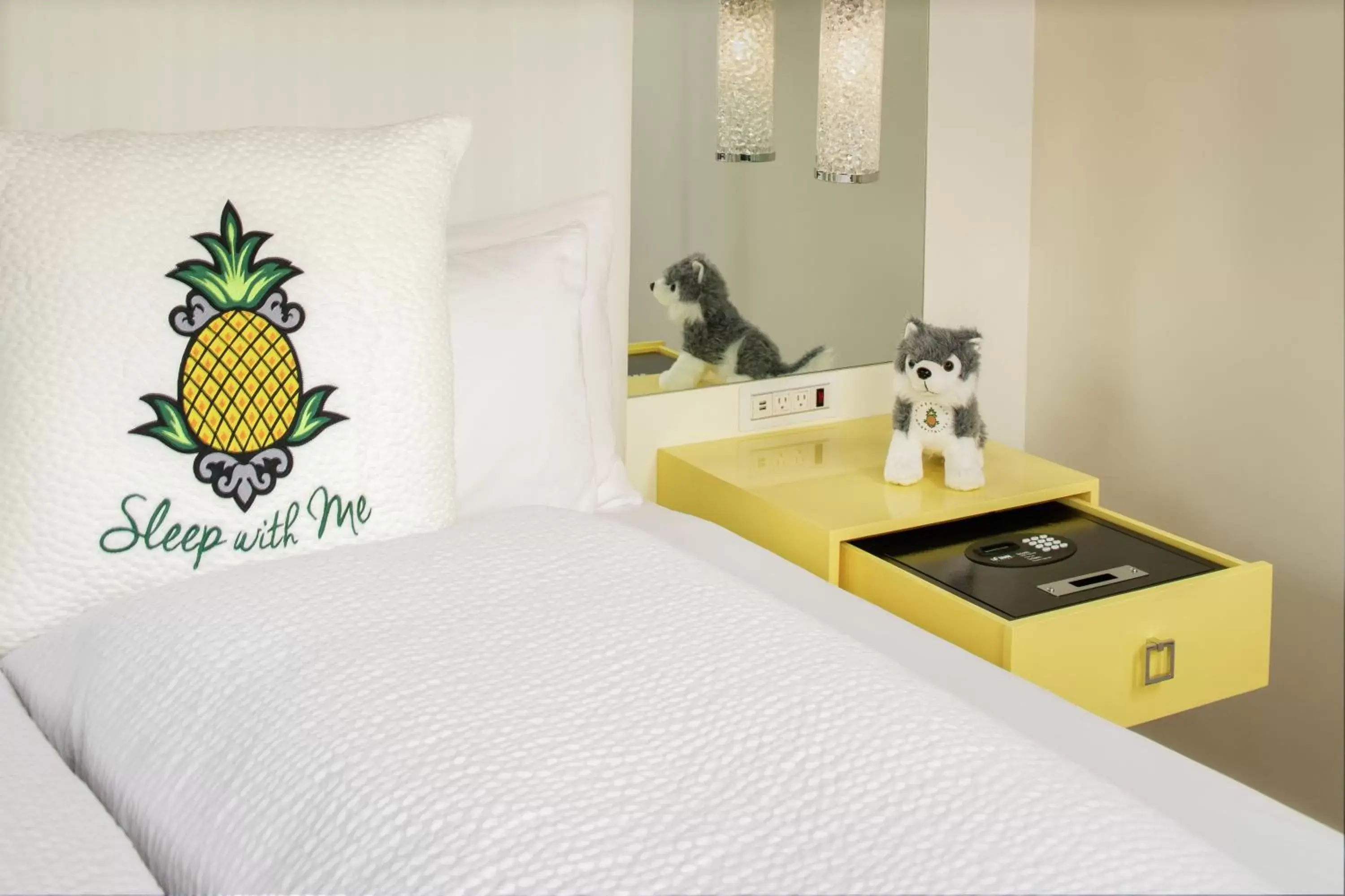 Bed in Staypineapple, A Delightful Hotel, South End Bed in Staypineapple, A Delightful Hotel, South End