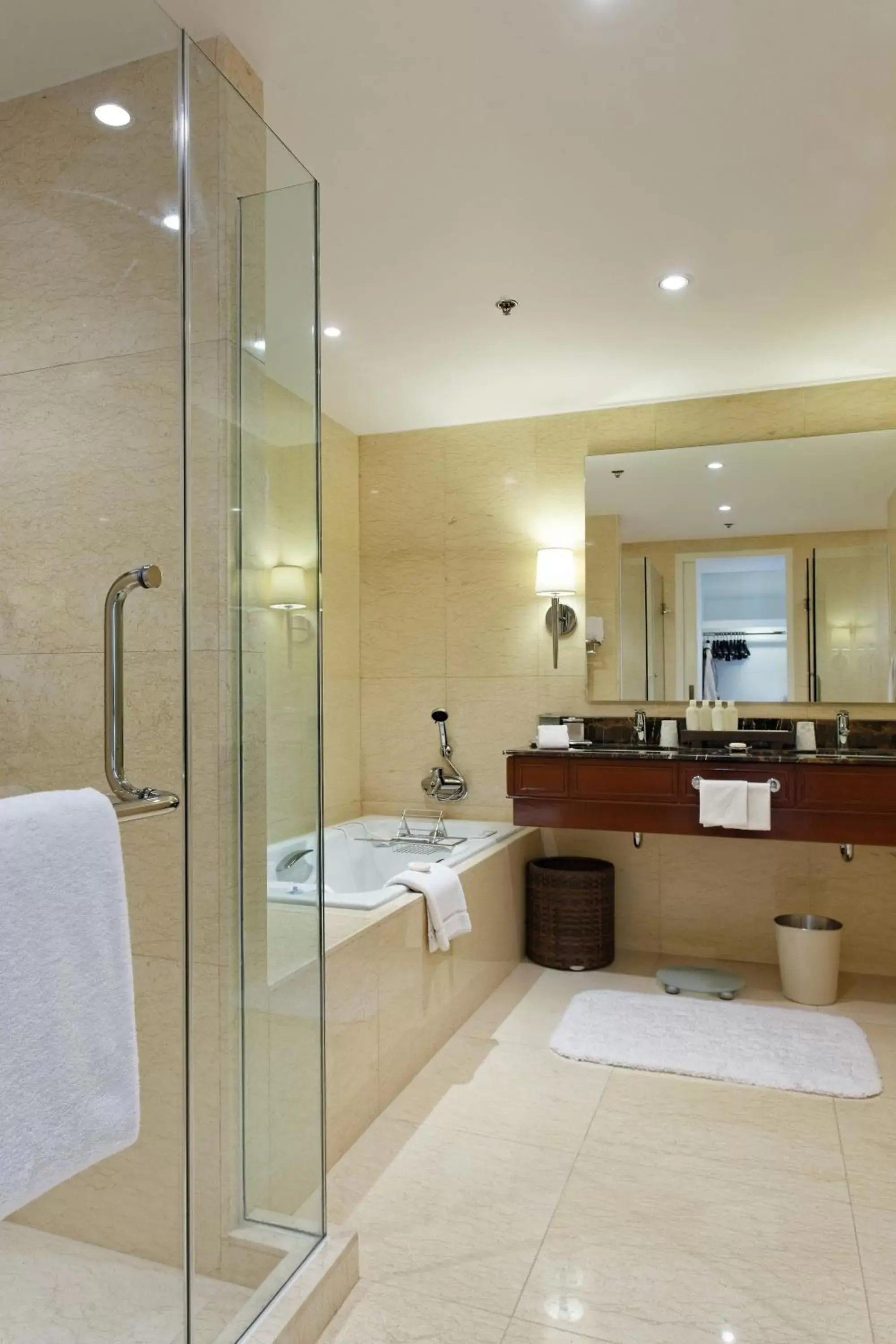 Shower, Bathroom in Raffles Makati