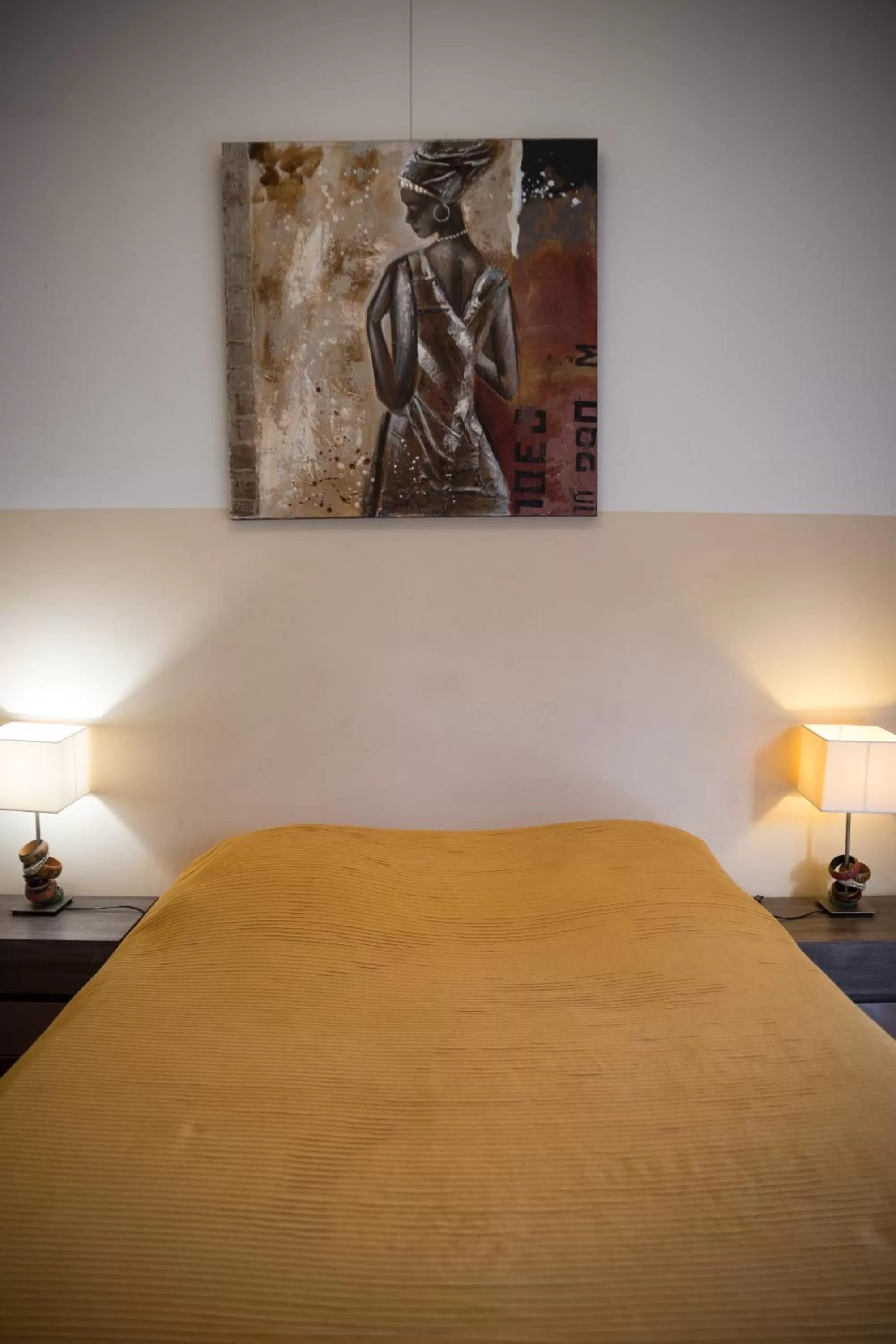 Bedroom, Bed in Hôtel Les Bananiers