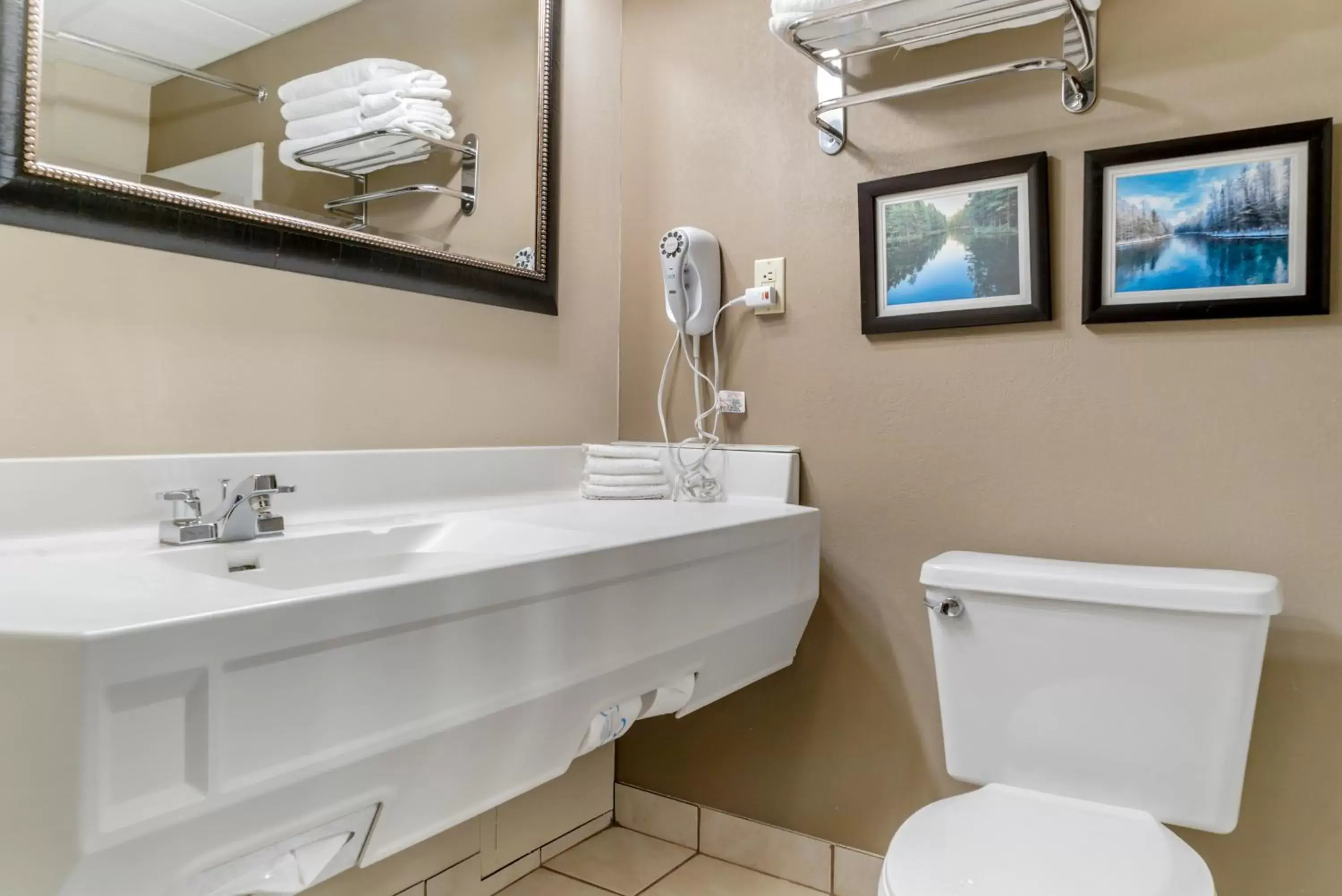 Toilet, Bathroom in Comfort Inn