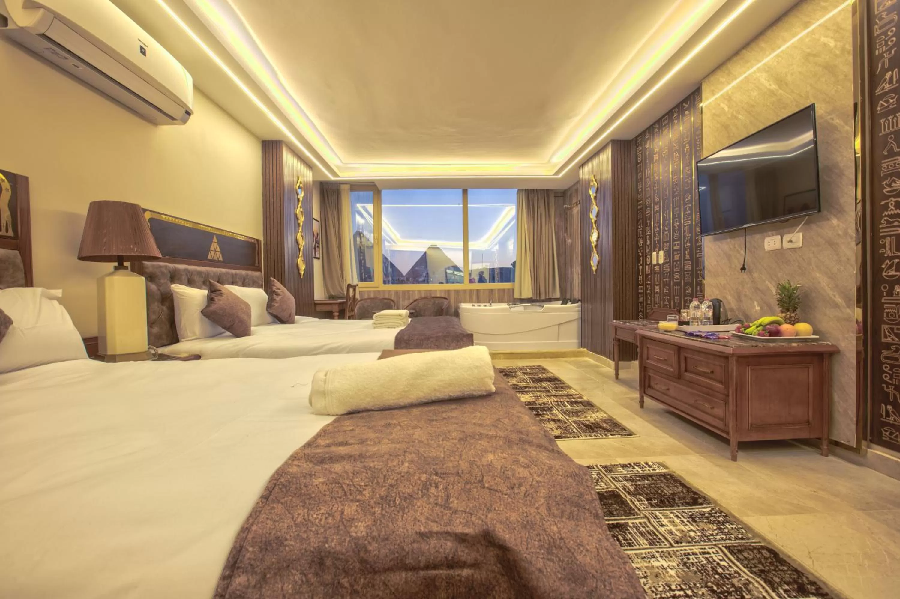 Bed in The Muse Pyramids