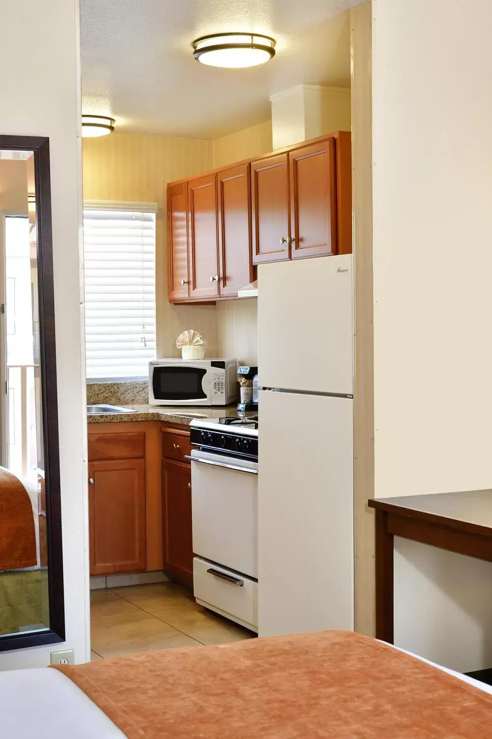 Kitchen or kitchenette, Kitchen/Kitchenette in Lamplighter Inn & Suites at SDSU