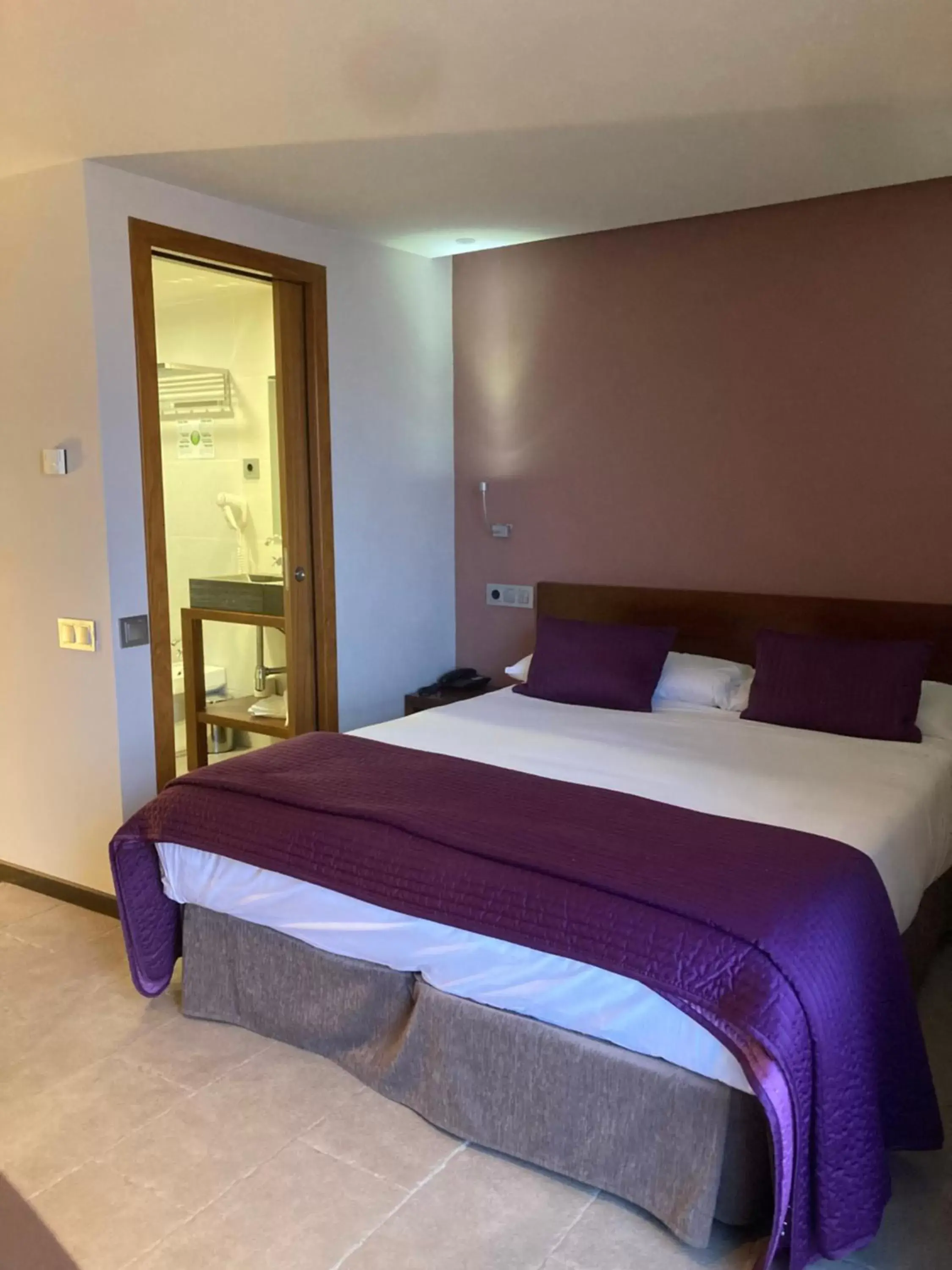 Bed in Hotel Palacio del Obispo