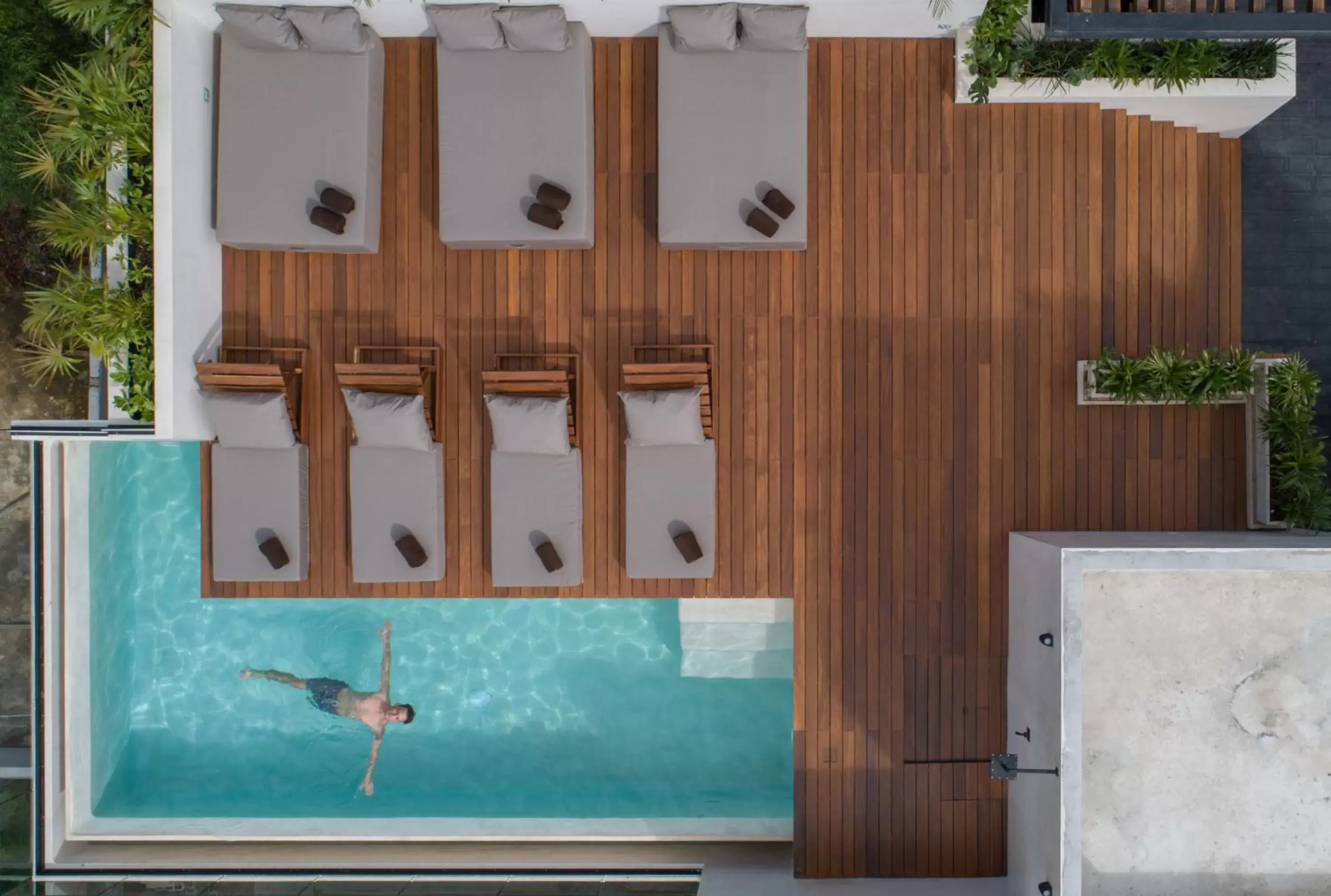 Pool view, Swimming Pool in Casa Agape Hotel Tulum & Vegan Restaurant with Beach Club Access