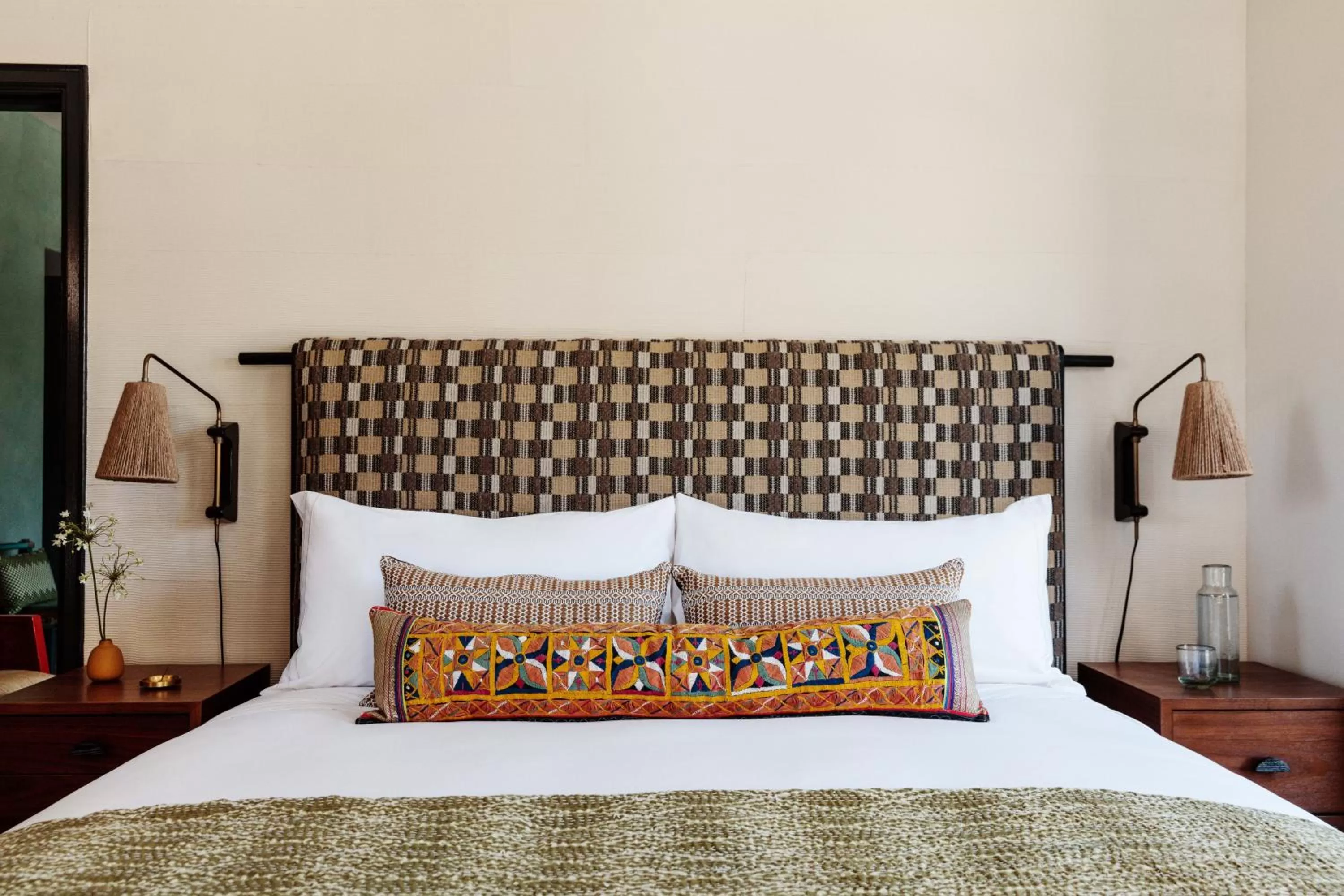 Bed in Downtown Los Angeles Proper Hotel, a Member of Design Hotels