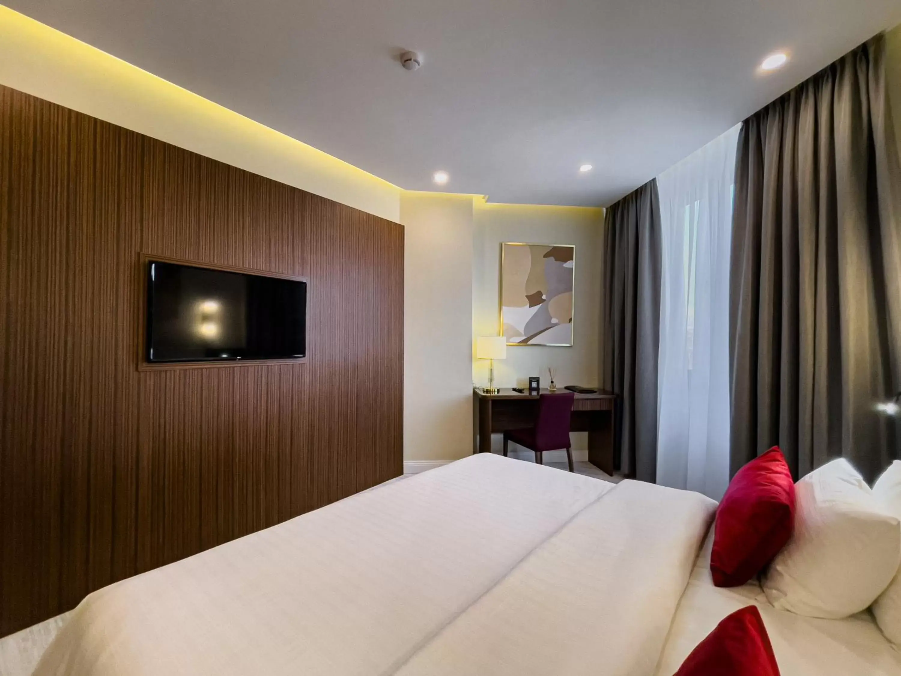 Bedroom, Bed in Kazakhstan Hotel