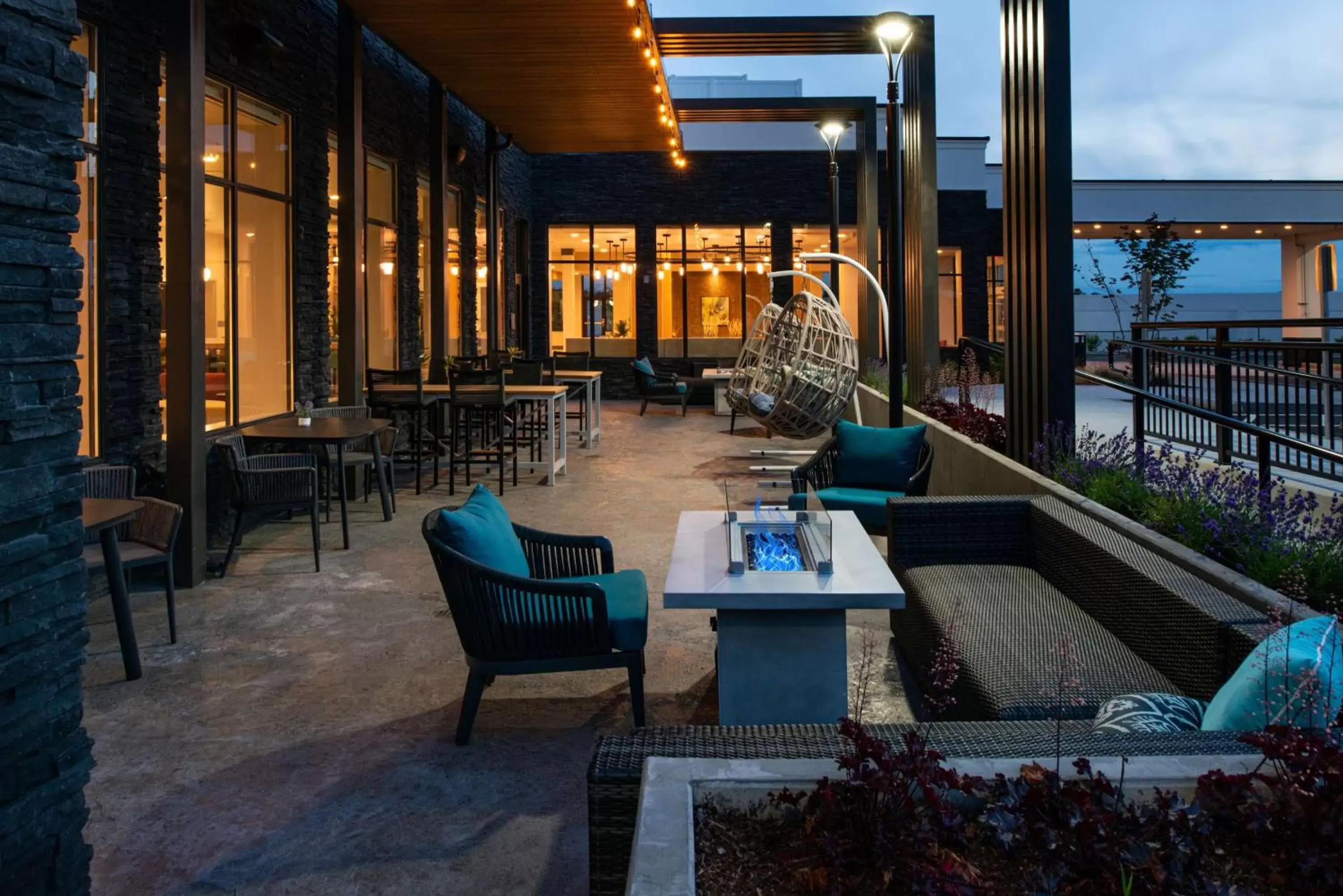 Patio in Hilton Garden Inn Seattle Lynnwood, Wa