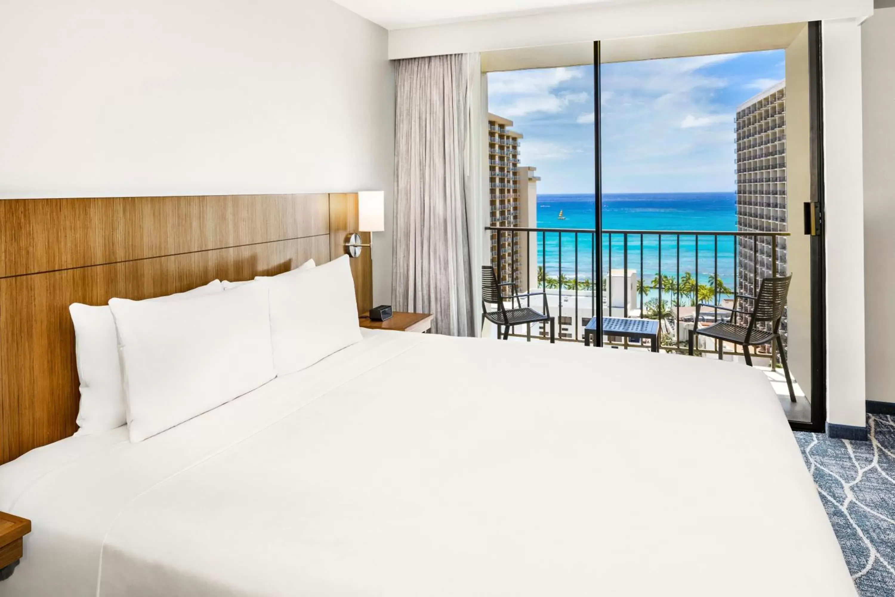 Bedroom, Sea View in Hyatt Place Waikiki Beach