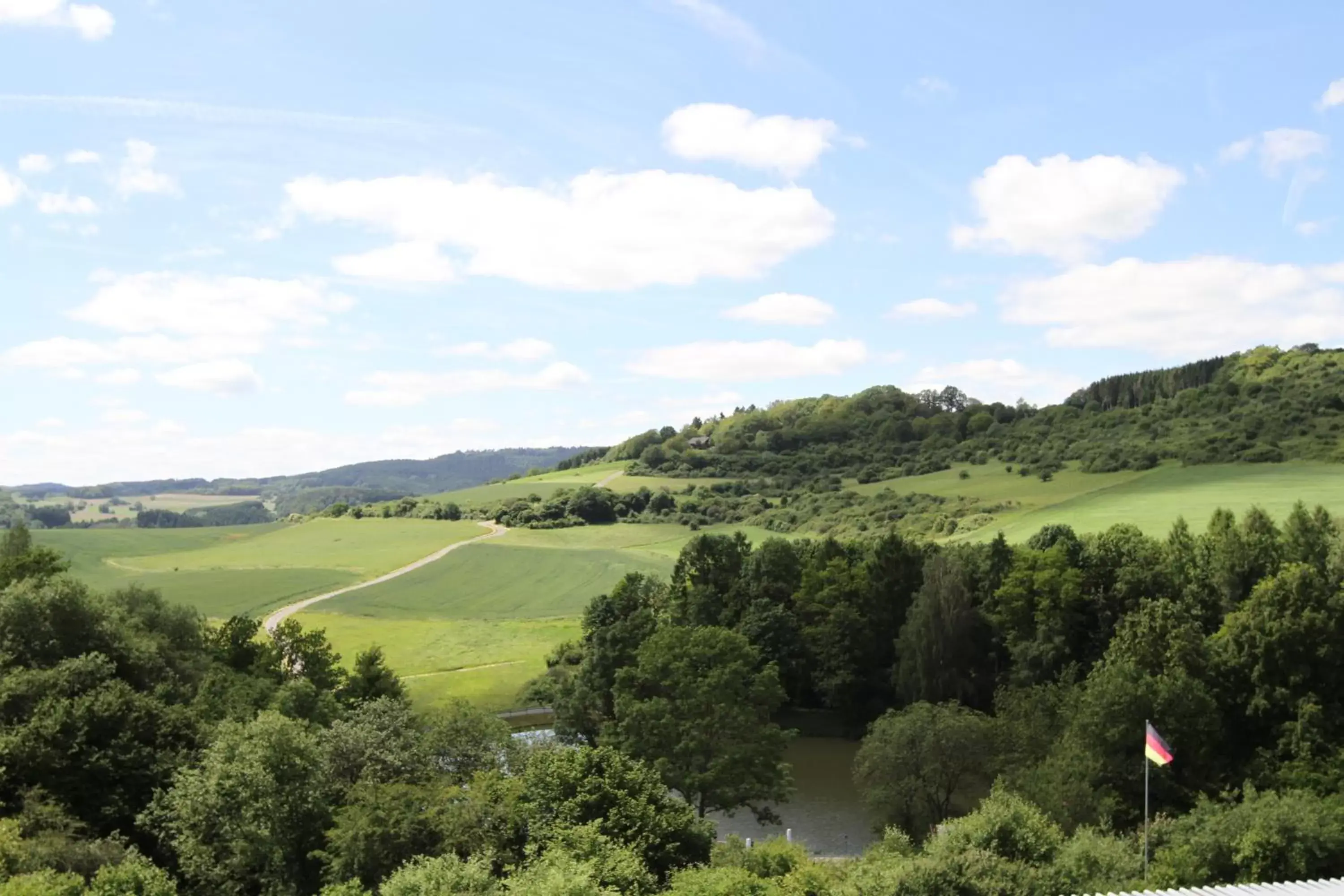 Natural landscape in Seehotel am Stausee