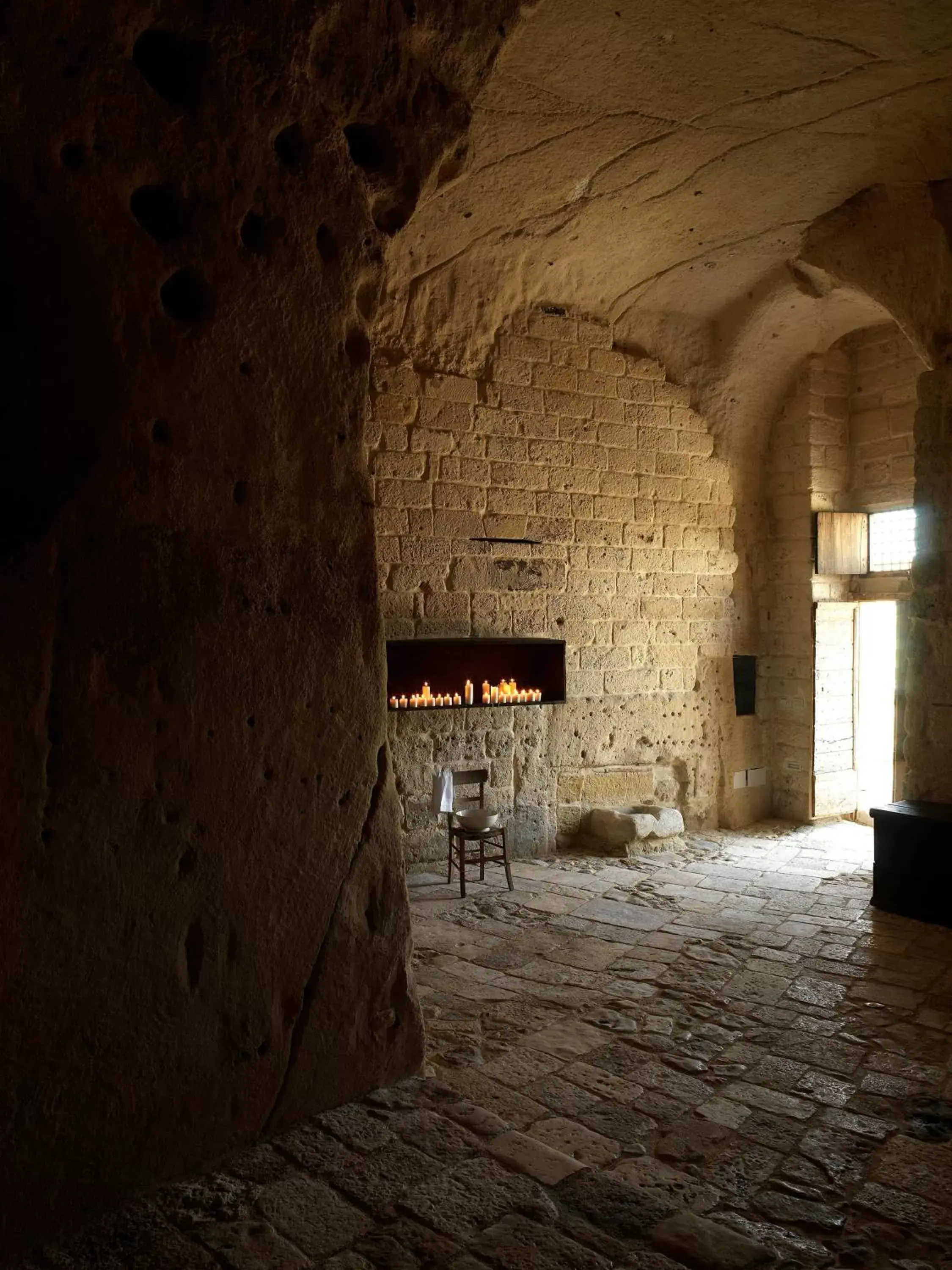 Decorative detail in Sextantio Le Grotte Della Civita