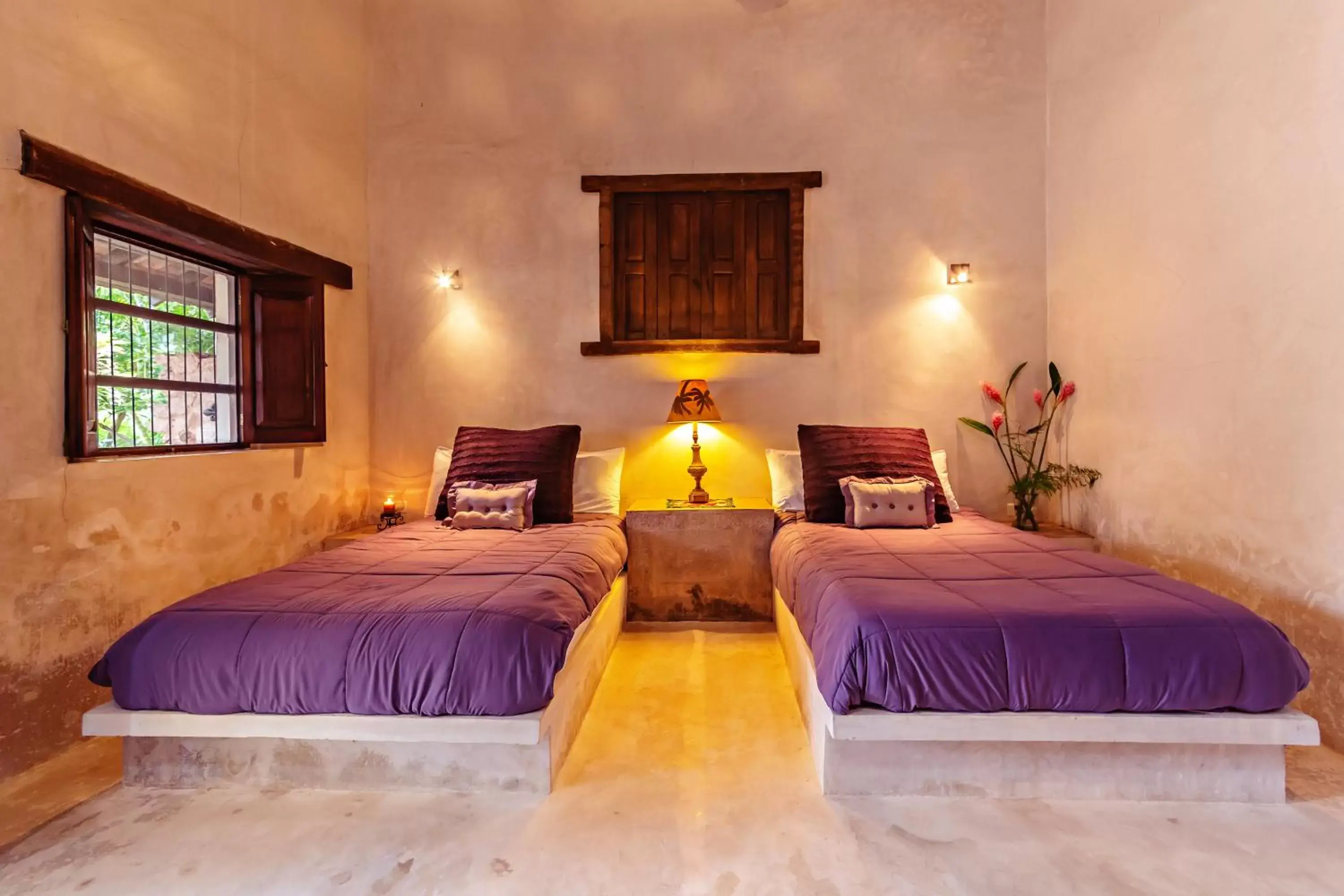 Bed in Hacienda Sacnicte