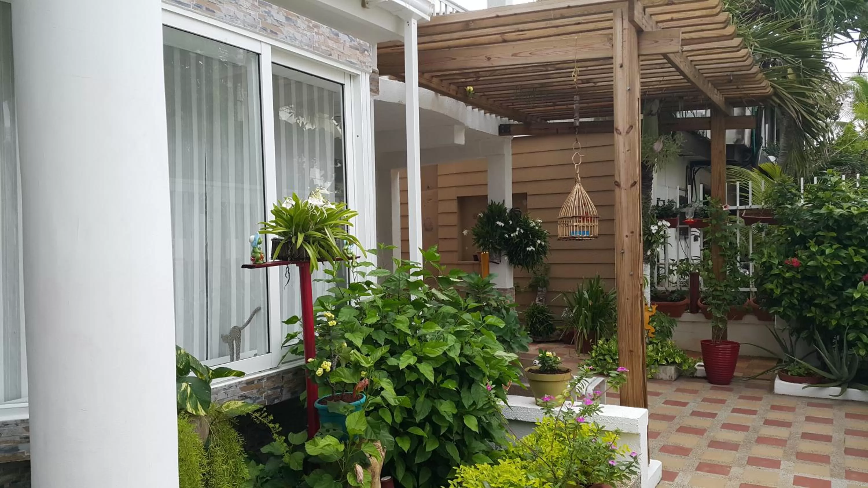 Garden in Hospedaje Solymar Sarie Bay