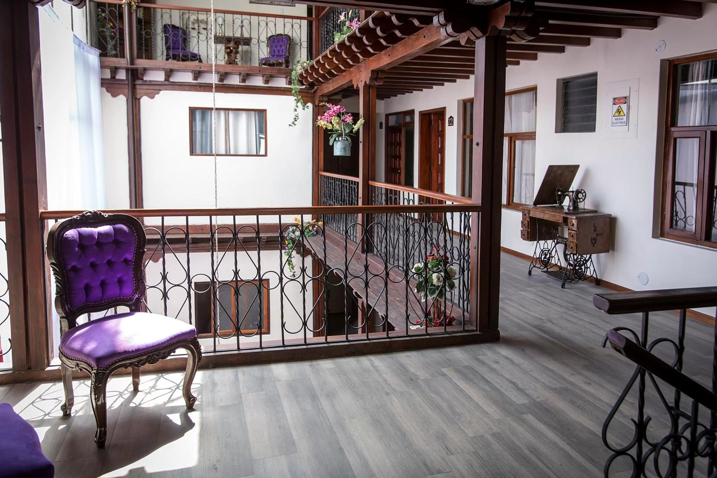 Decorative detail in Hotel Colonial San Agustin