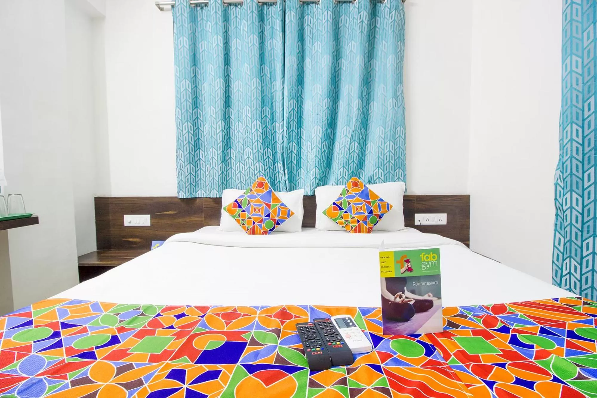 Bedroom, Bed in FabHotel Pruthamesh Pride