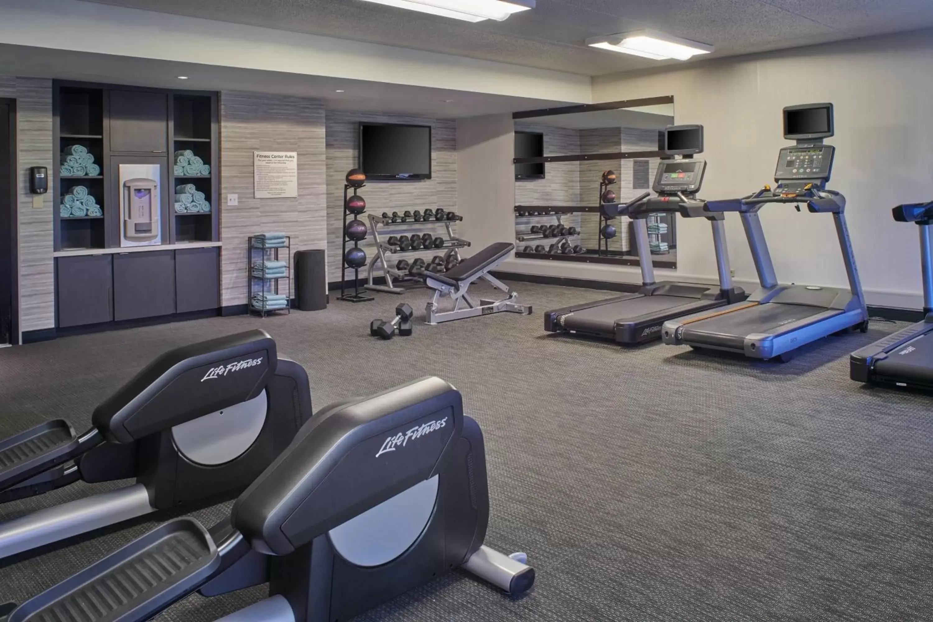 Fitness centre/facilities, Fitness Center/Facilities in Courtyard Chicago Oakbrook Terrace