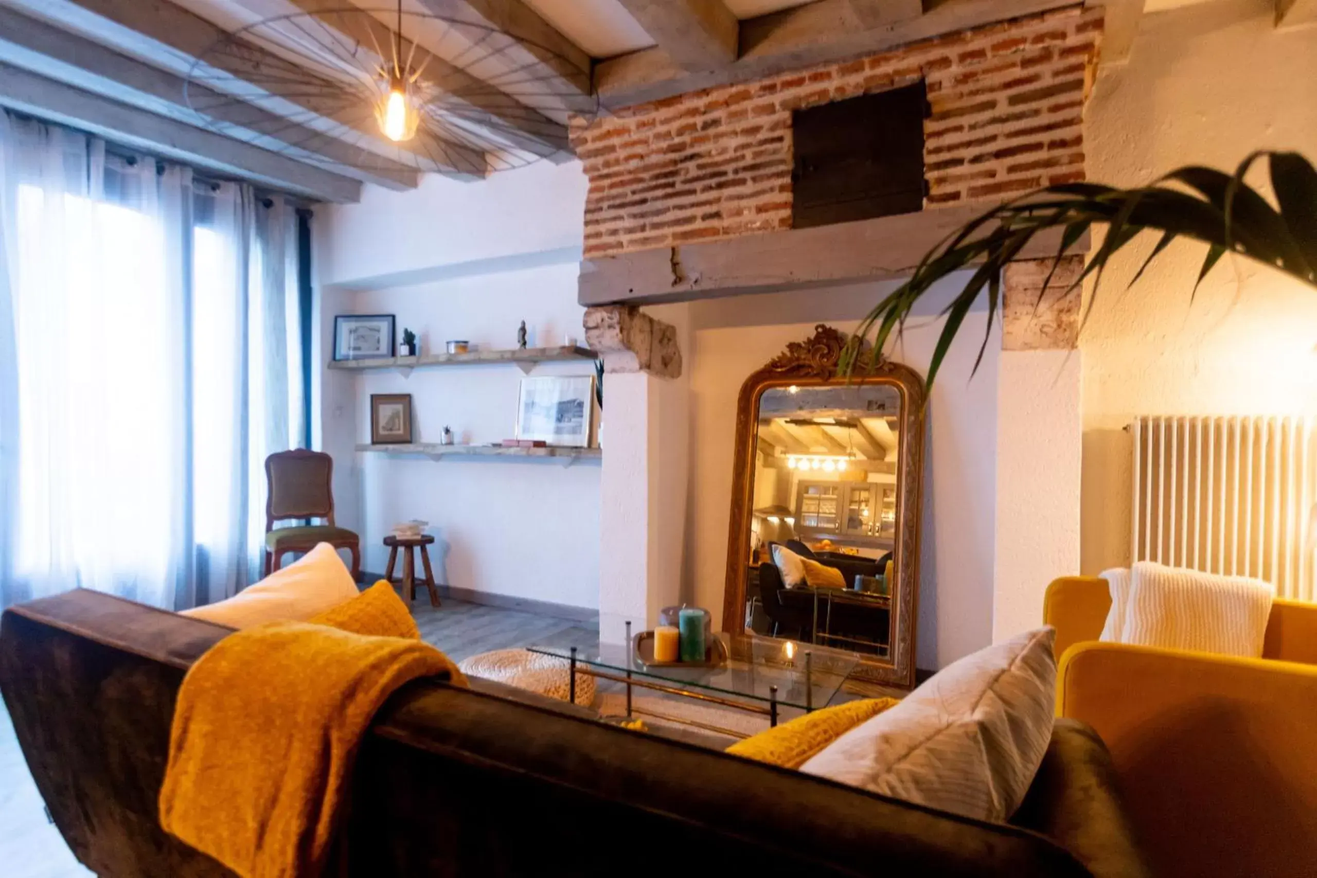 Living room, Seating Area in La Tour aux Grains chambres autonomes