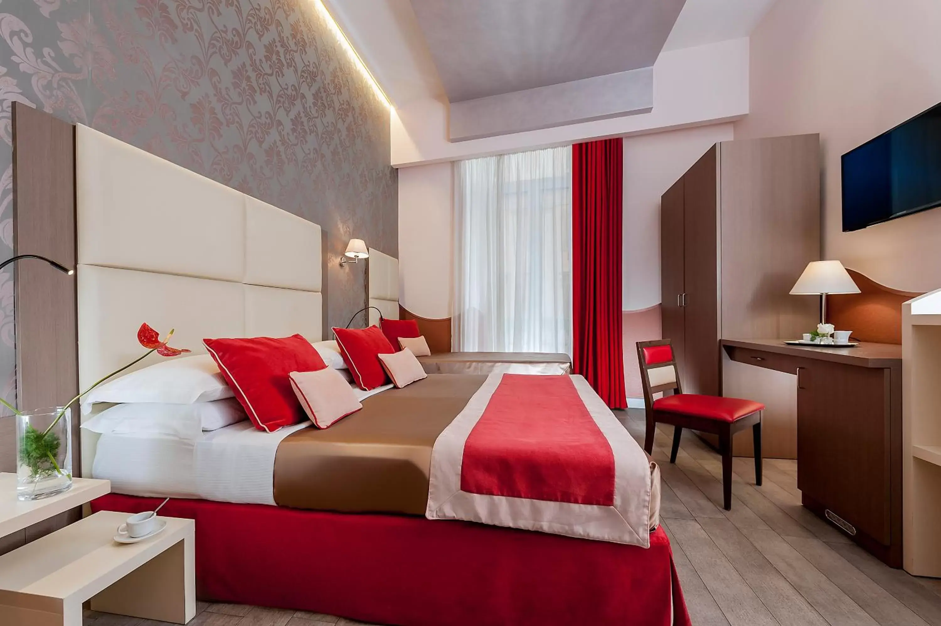 Bed in Demetra Hotel
